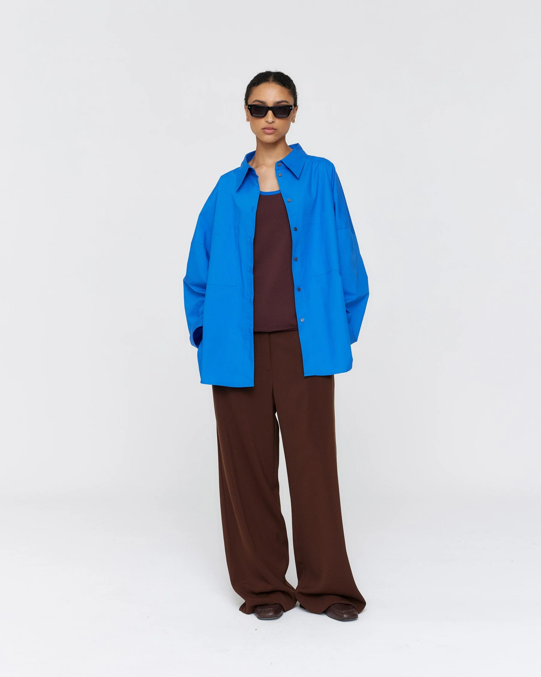 Hans Tank - Red Brown & Cobalt - Image 2