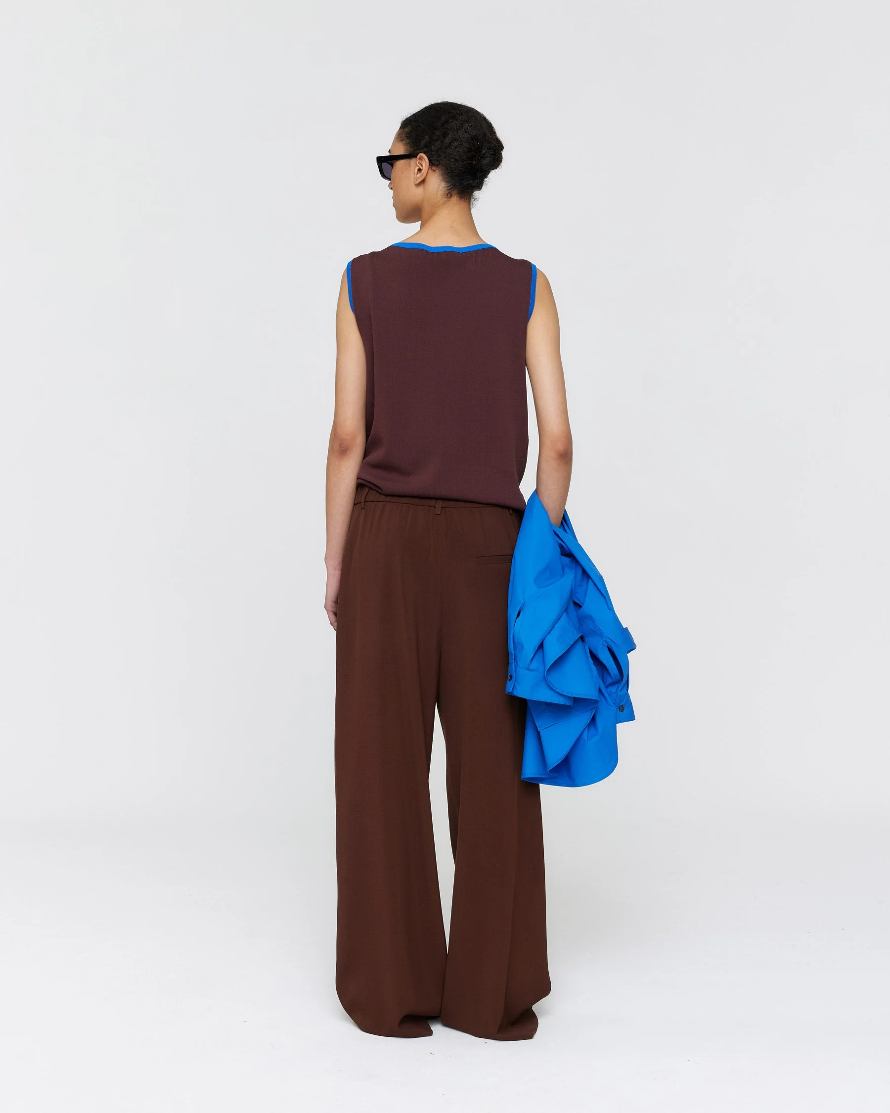 Hans Tank - Red Brown & Cobalt - Image 5
