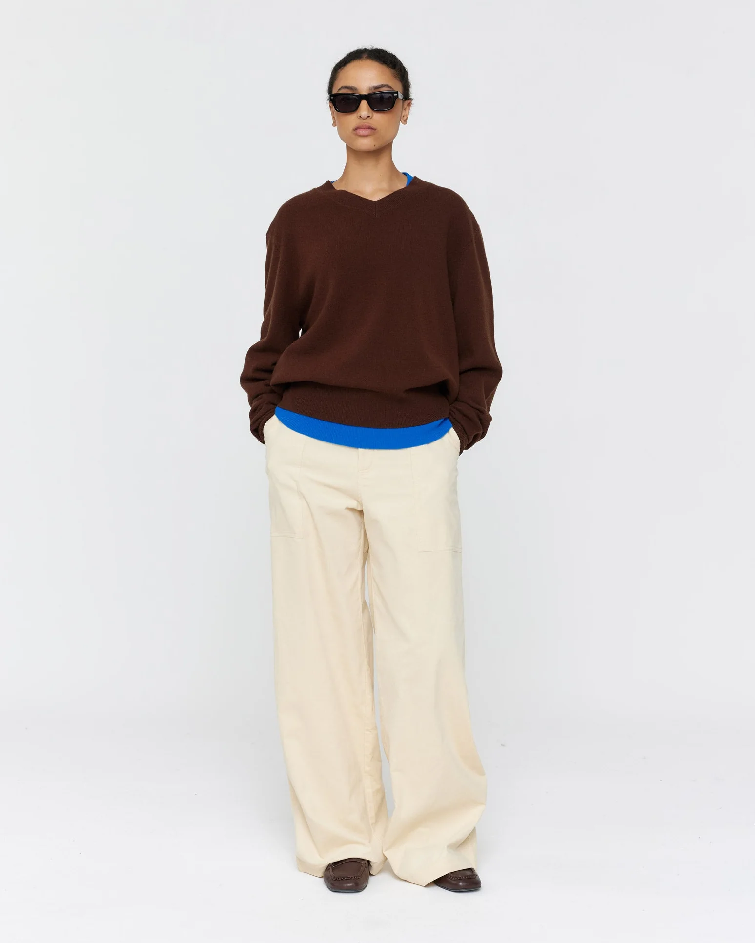 Monte Cord Jeans - Cream - Image 2