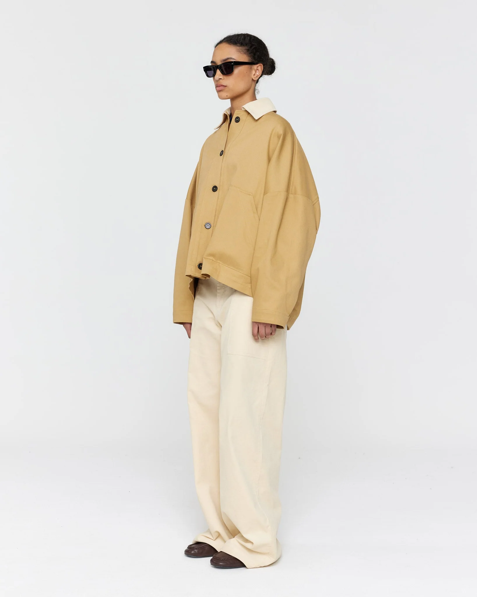 Monte Cord Jeans - Cream - Image 3