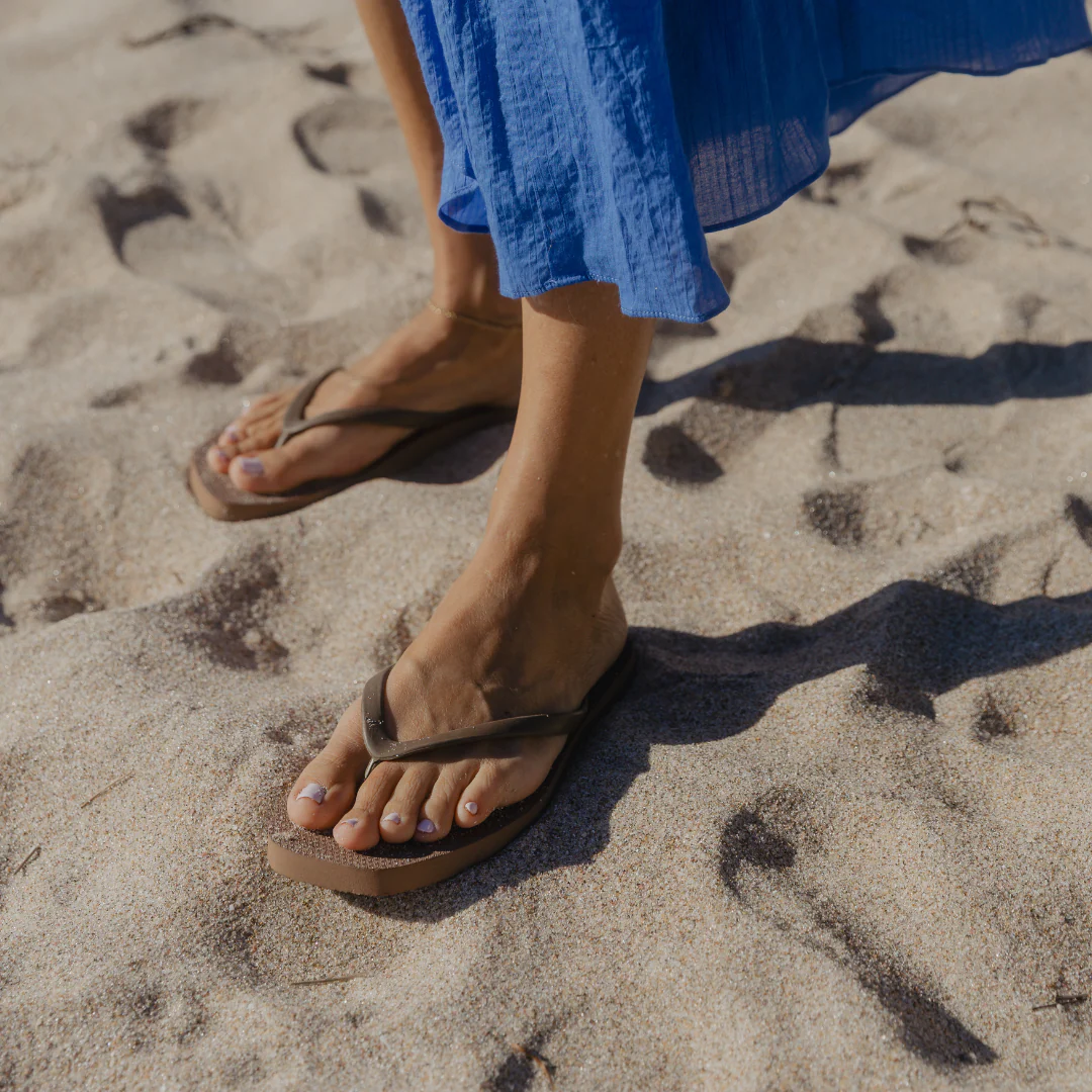Square Toe Jandal - Chai - Image 5