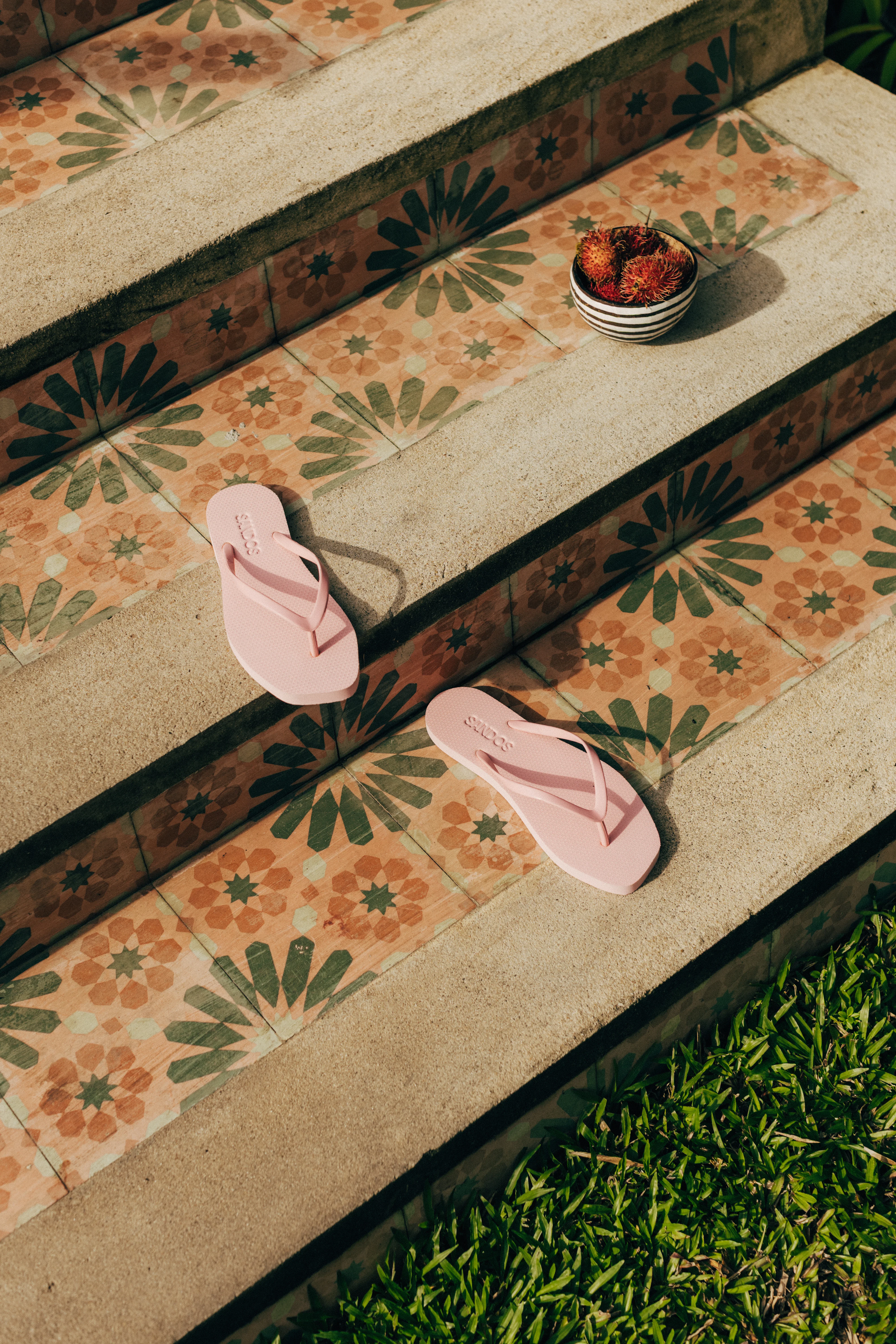 Square Toe Jandal - Pink-a-Boo - Image 3