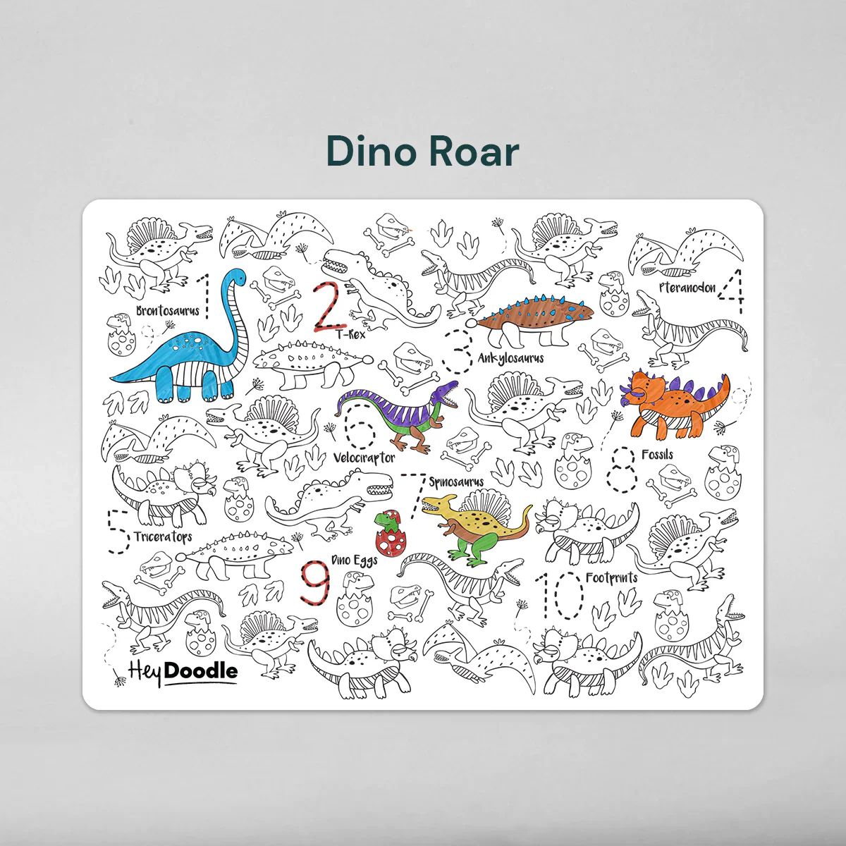 Silicone Drawing Mat - Dinoroar - Image 5