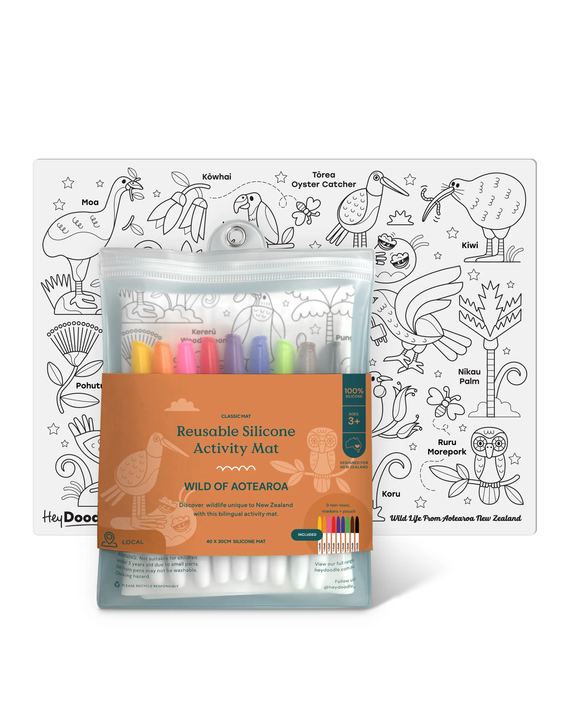 Silicone Drawing Mat - Wild of Aotearoa