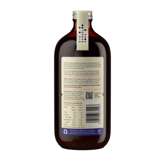 Orange & Dandelion Soda Syrup - Image 3