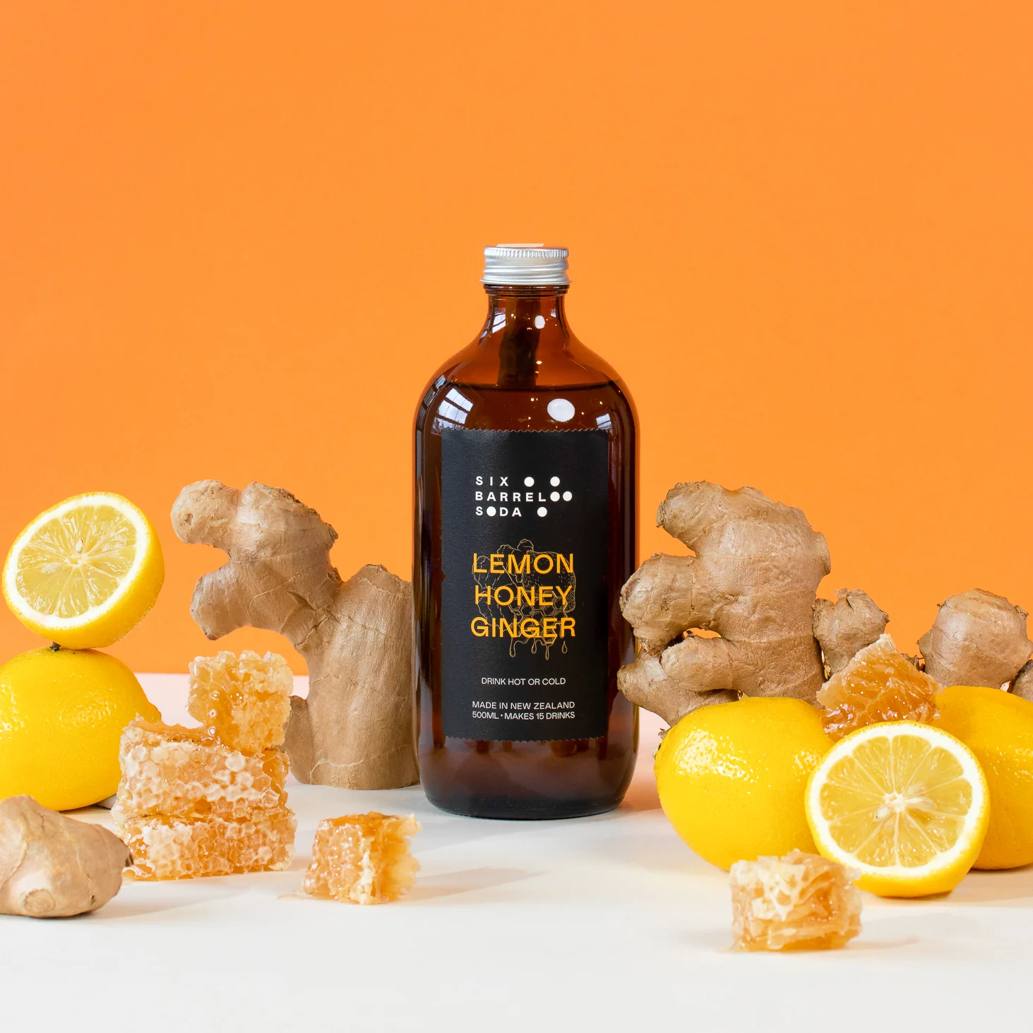 Lemon Honey Ginger Soda Syrup - Image 3