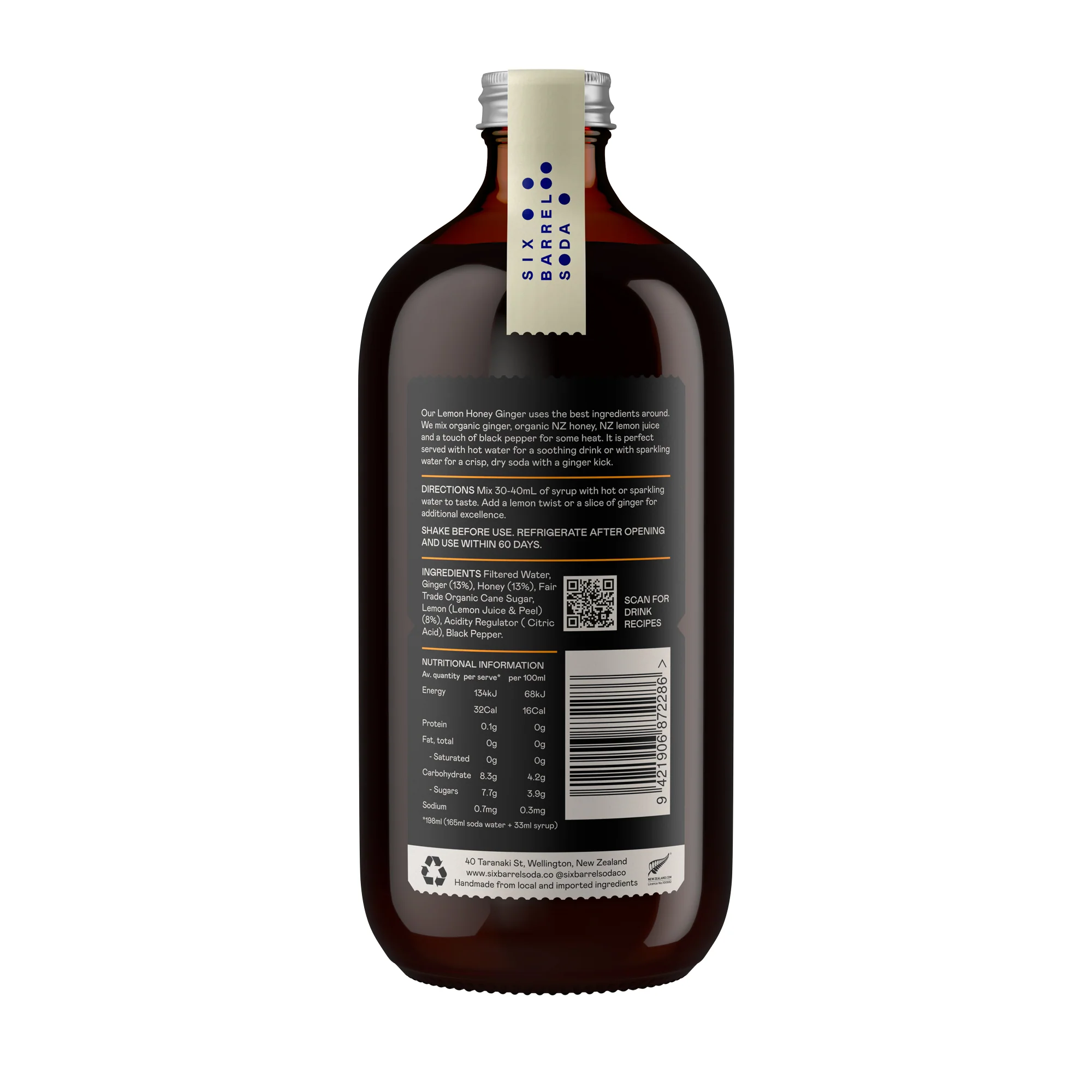Lemon Honey Ginger Soda Syrup - Image 6