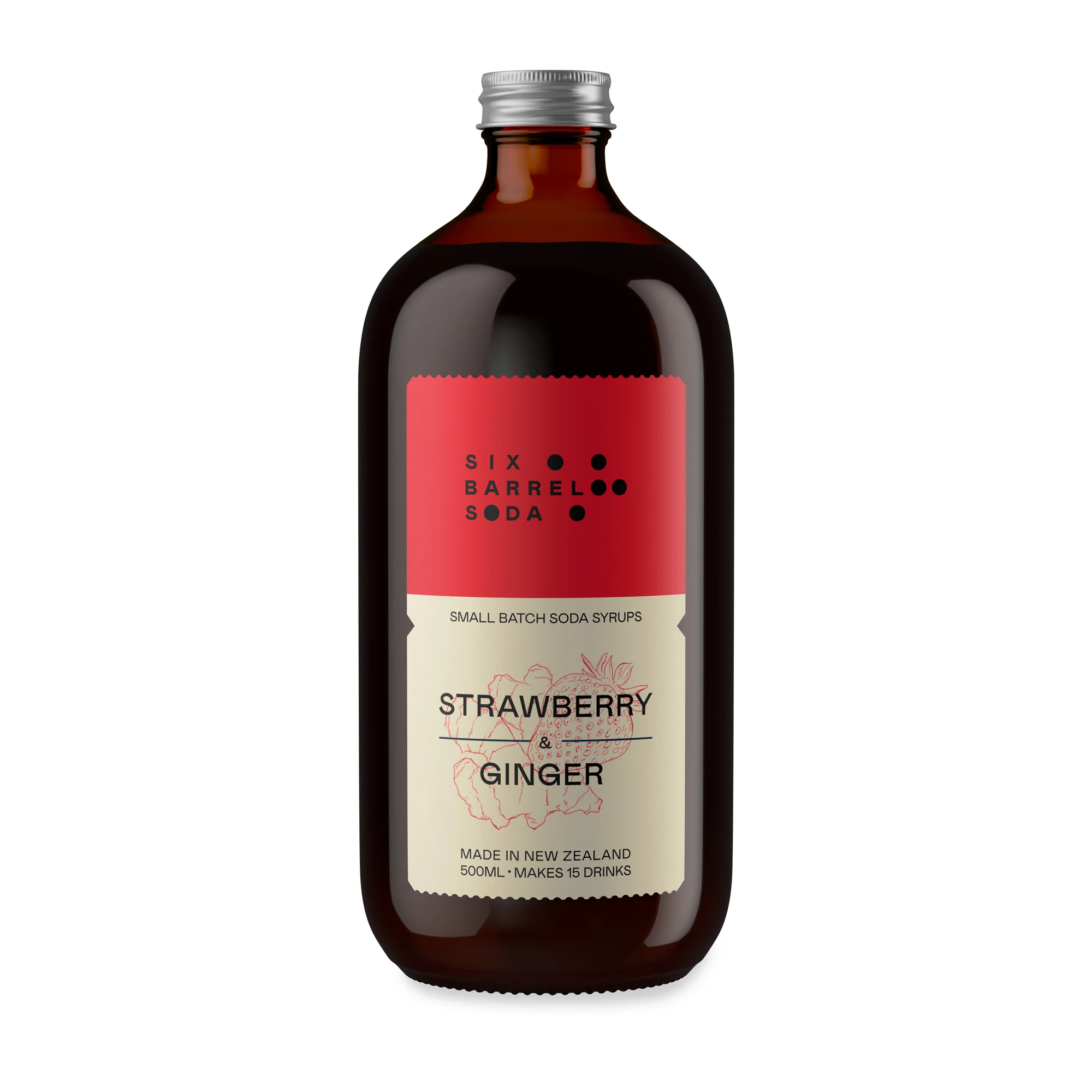 Strawberry & Ginger Soda Syrup