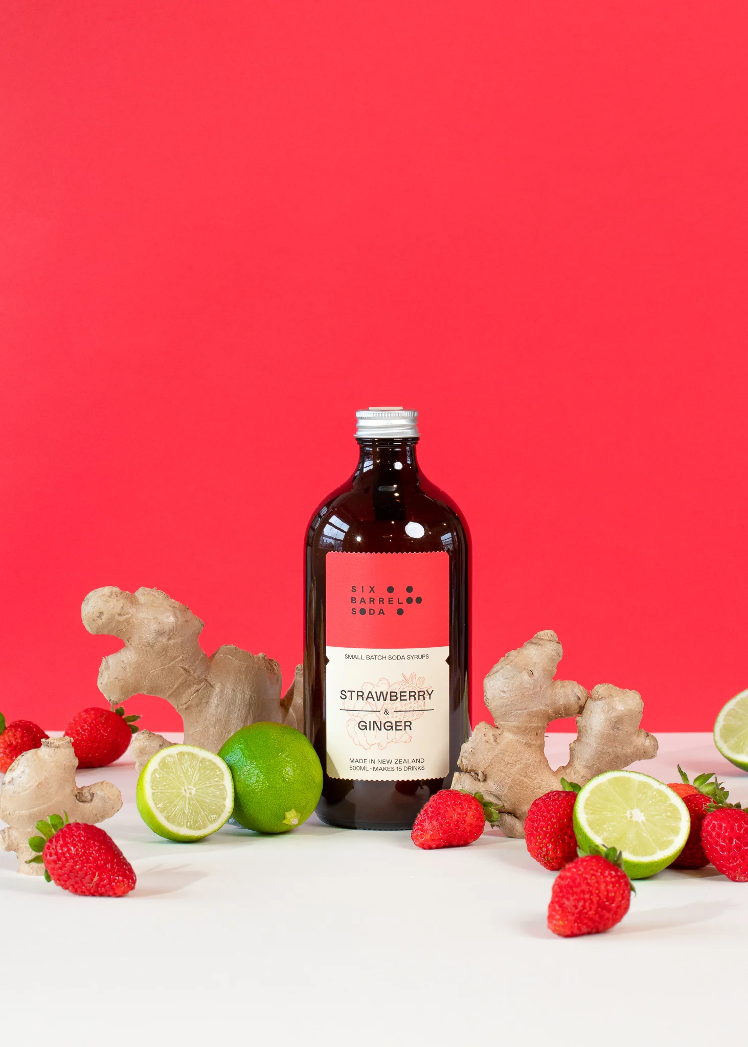 Strawberry & Ginger Soda Syrup - Image 3