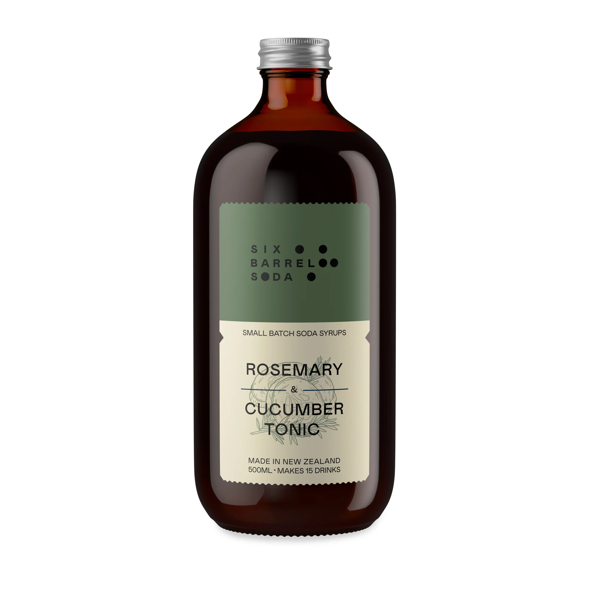 Rosemary & Cucumber Tonic Soda Syrup