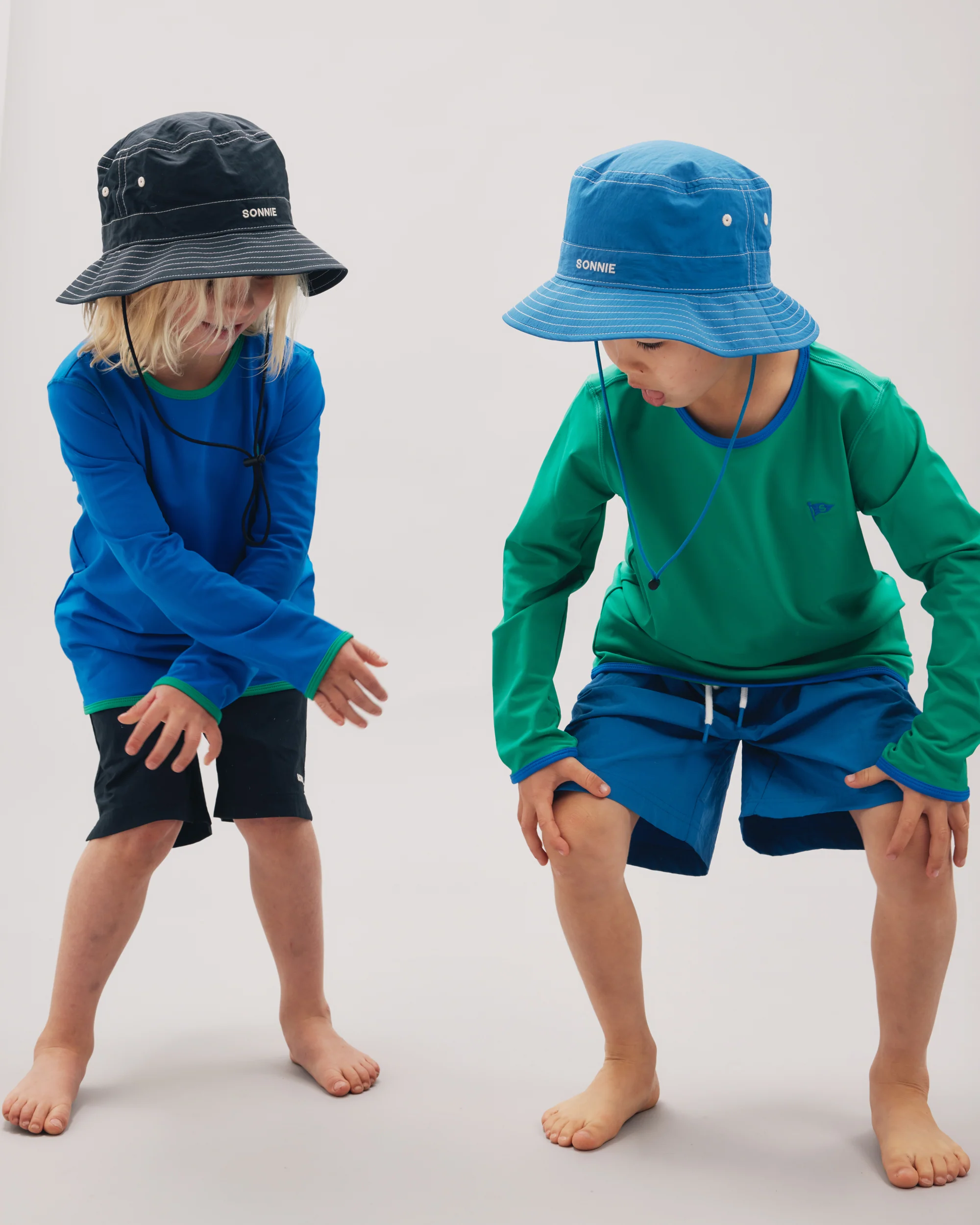Long-Sleeve Swim Tee - Electric Blue - Image 3