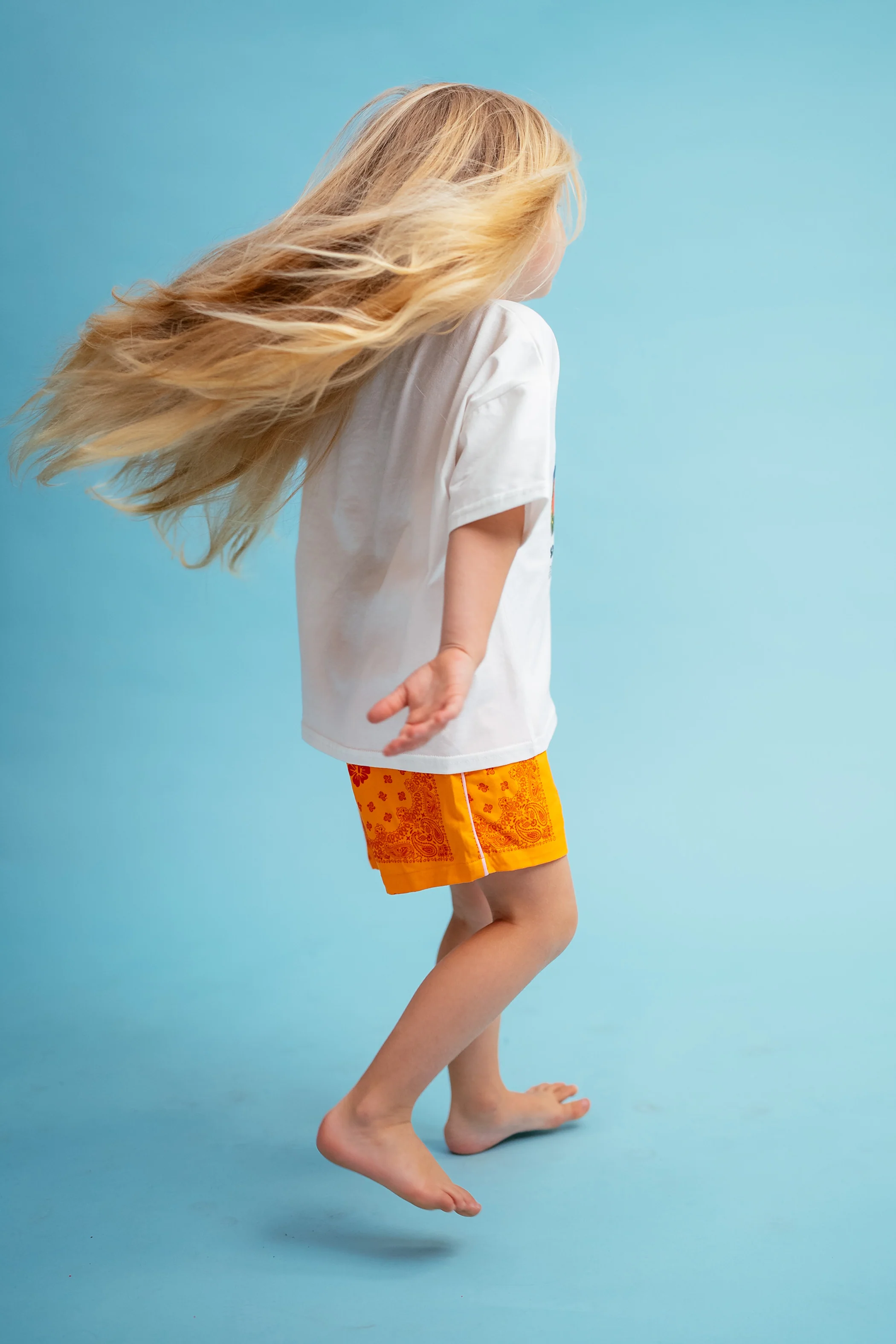 Tangerine Bandana Shorties - Image 3