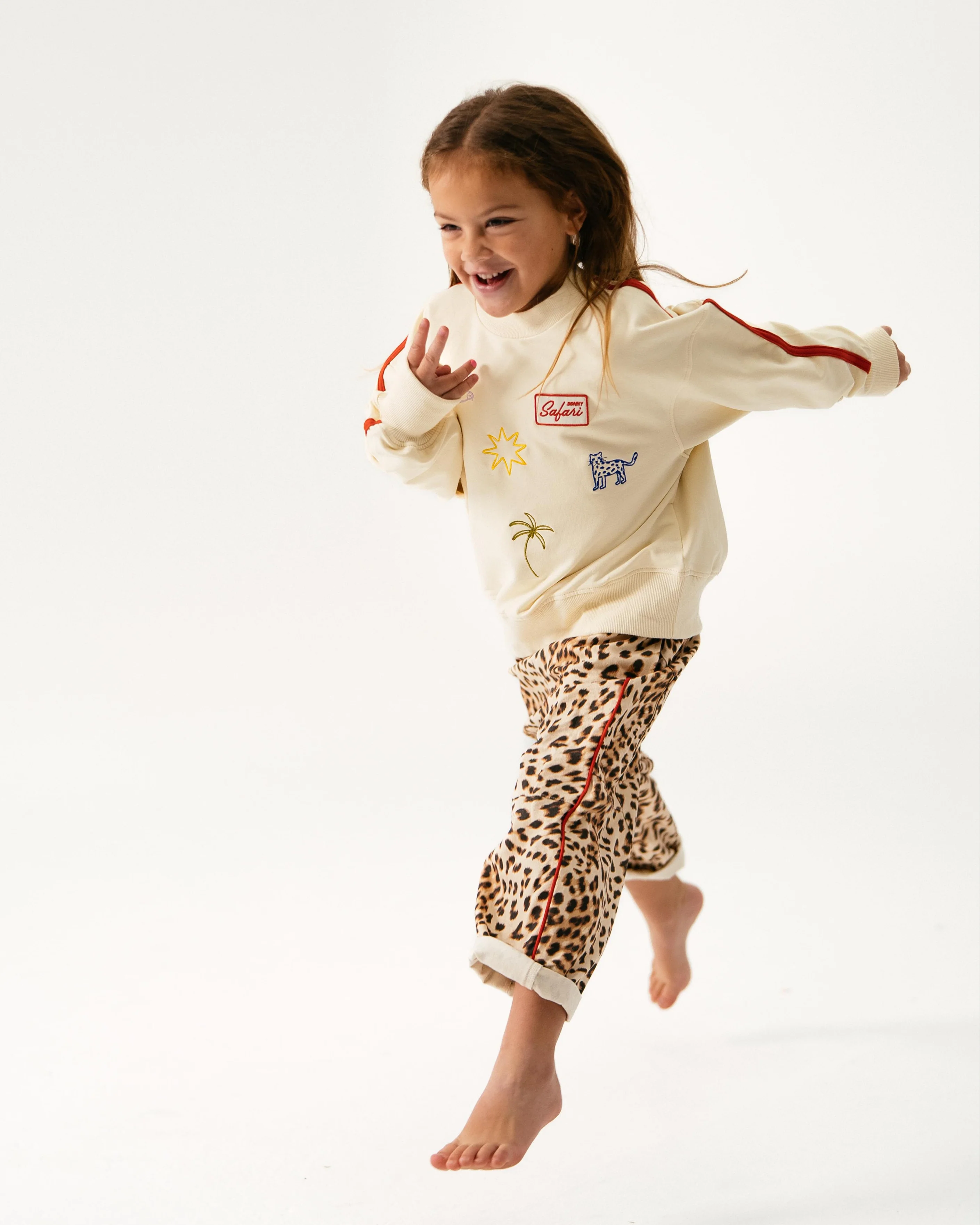 Twill Leopard Pants - Image 4