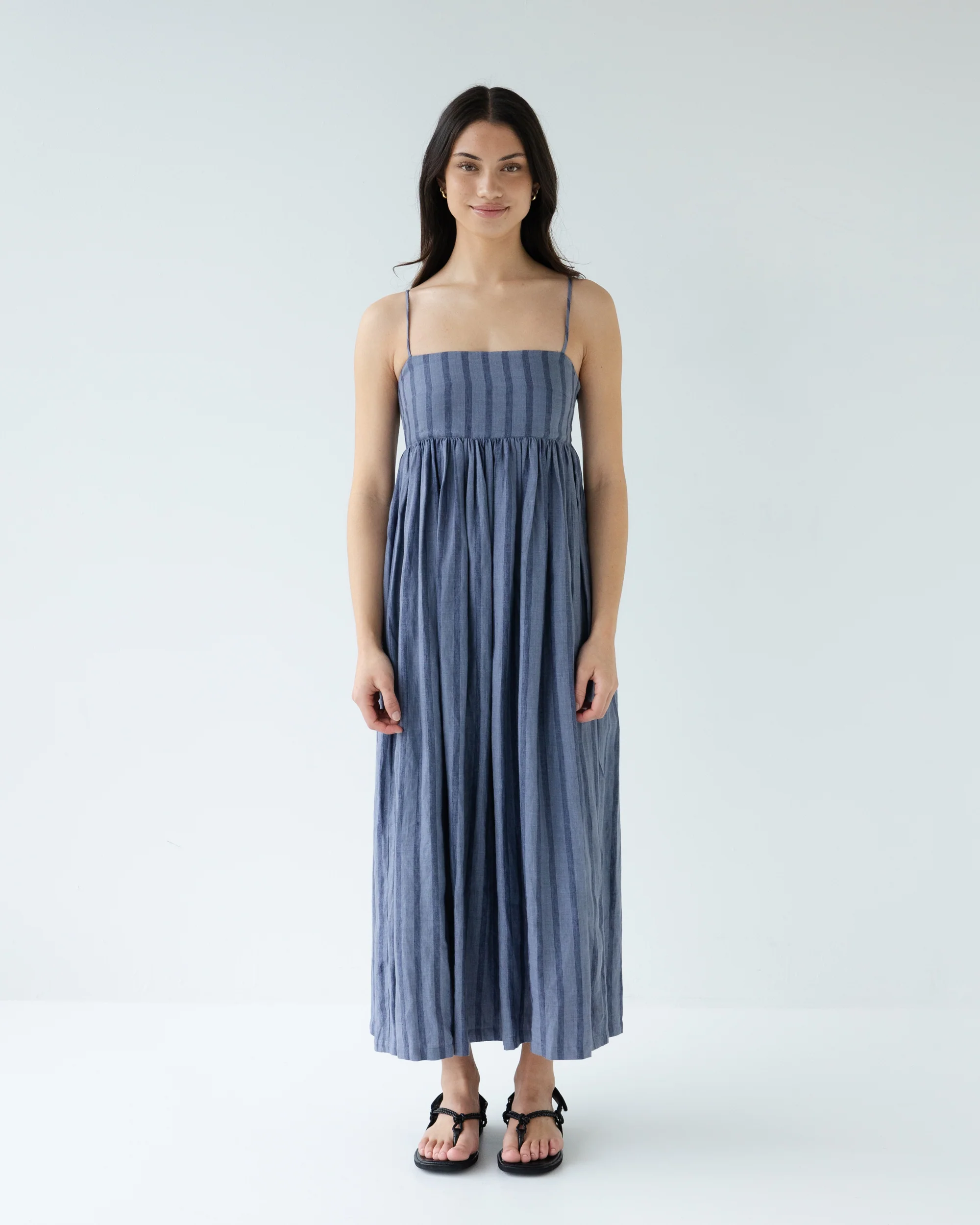 Go To Dress - Denim Stripe - Image 4