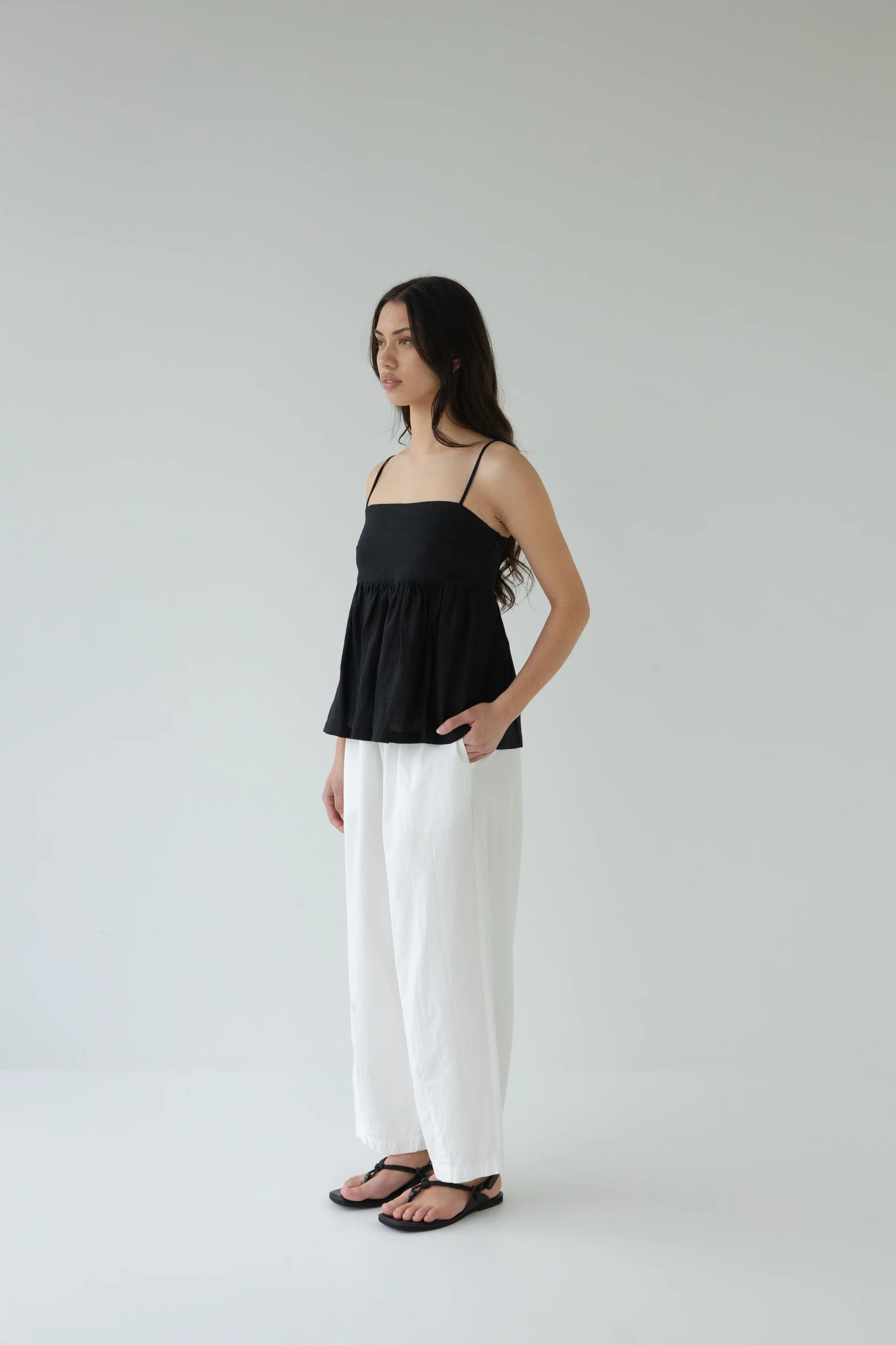 Effortless Pant - Chalk - Image 5