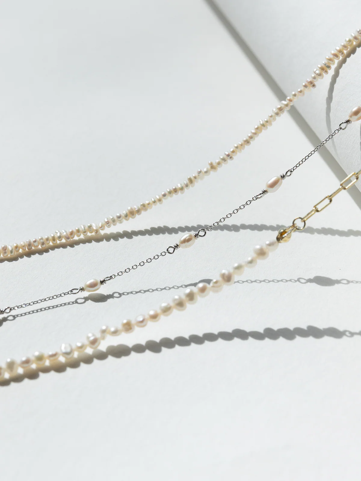 Micro Pearl Necklace - Image 4