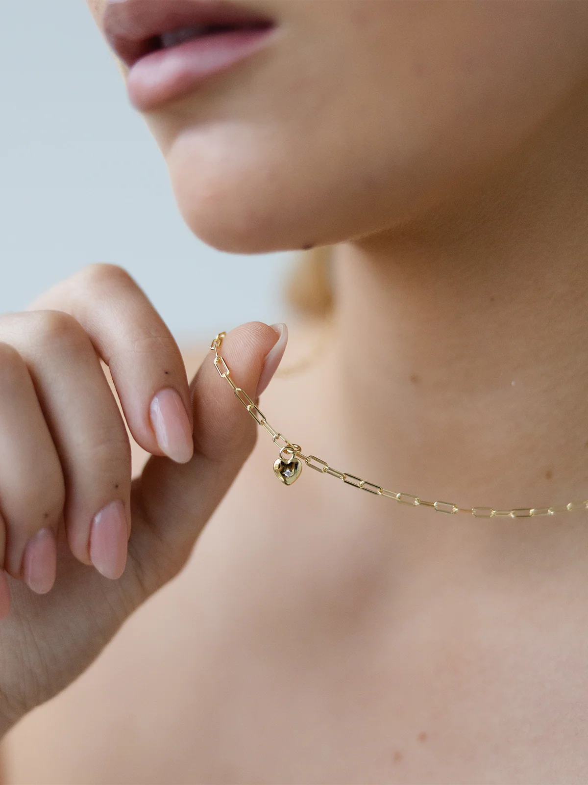 Sweetheart Mini Link Necklace - Image 3