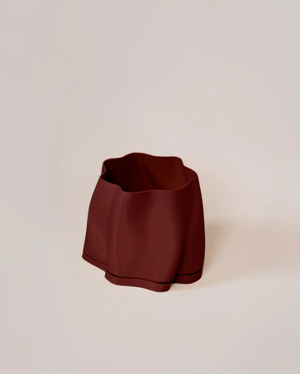 Lulu Planter - Burgundy - Image 3