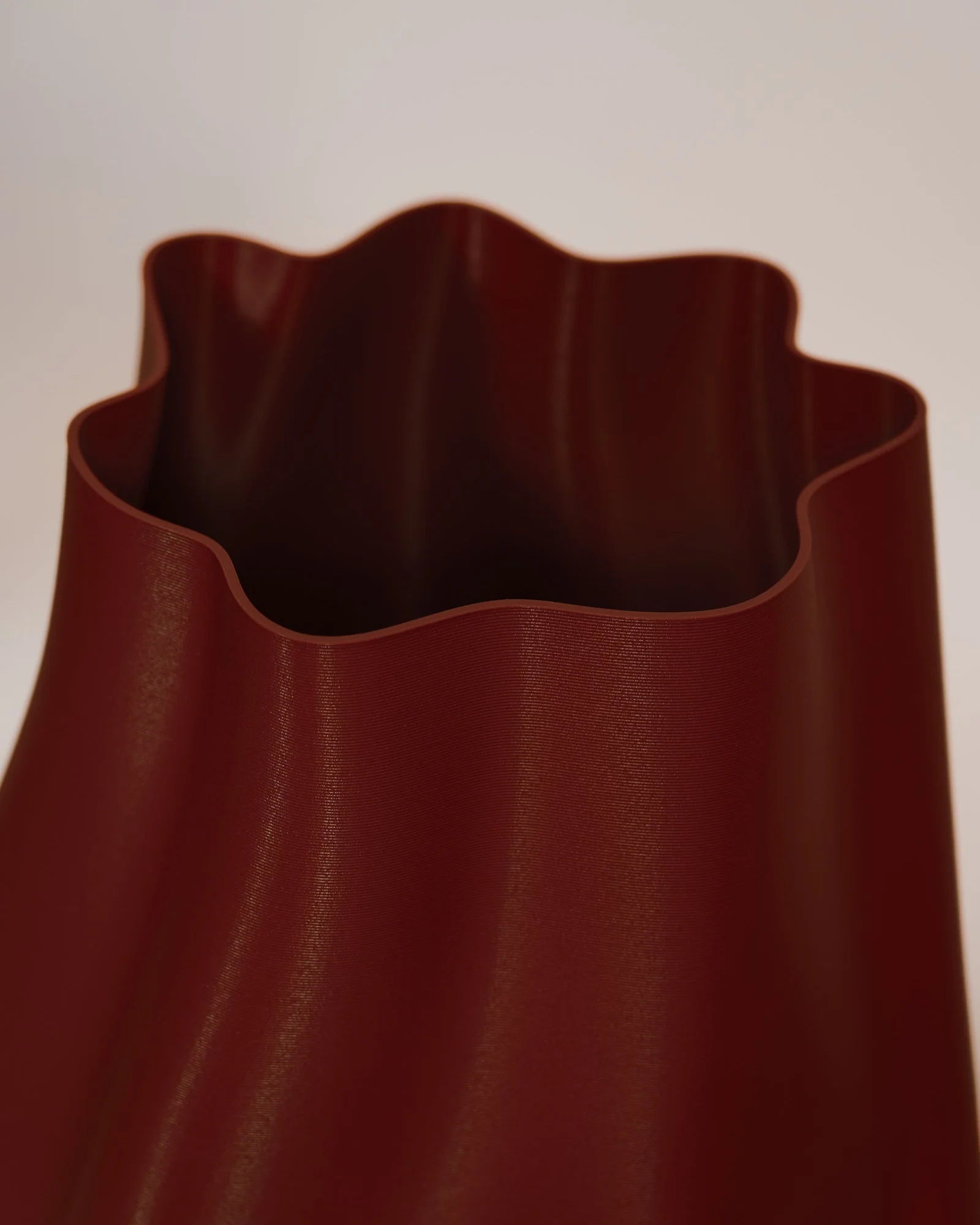 Lulu Waste Bin - Burgundy - Image 2