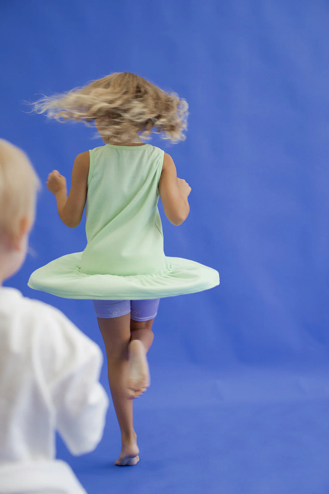 Spin Me Round Terry Dress - Lime - Image 3