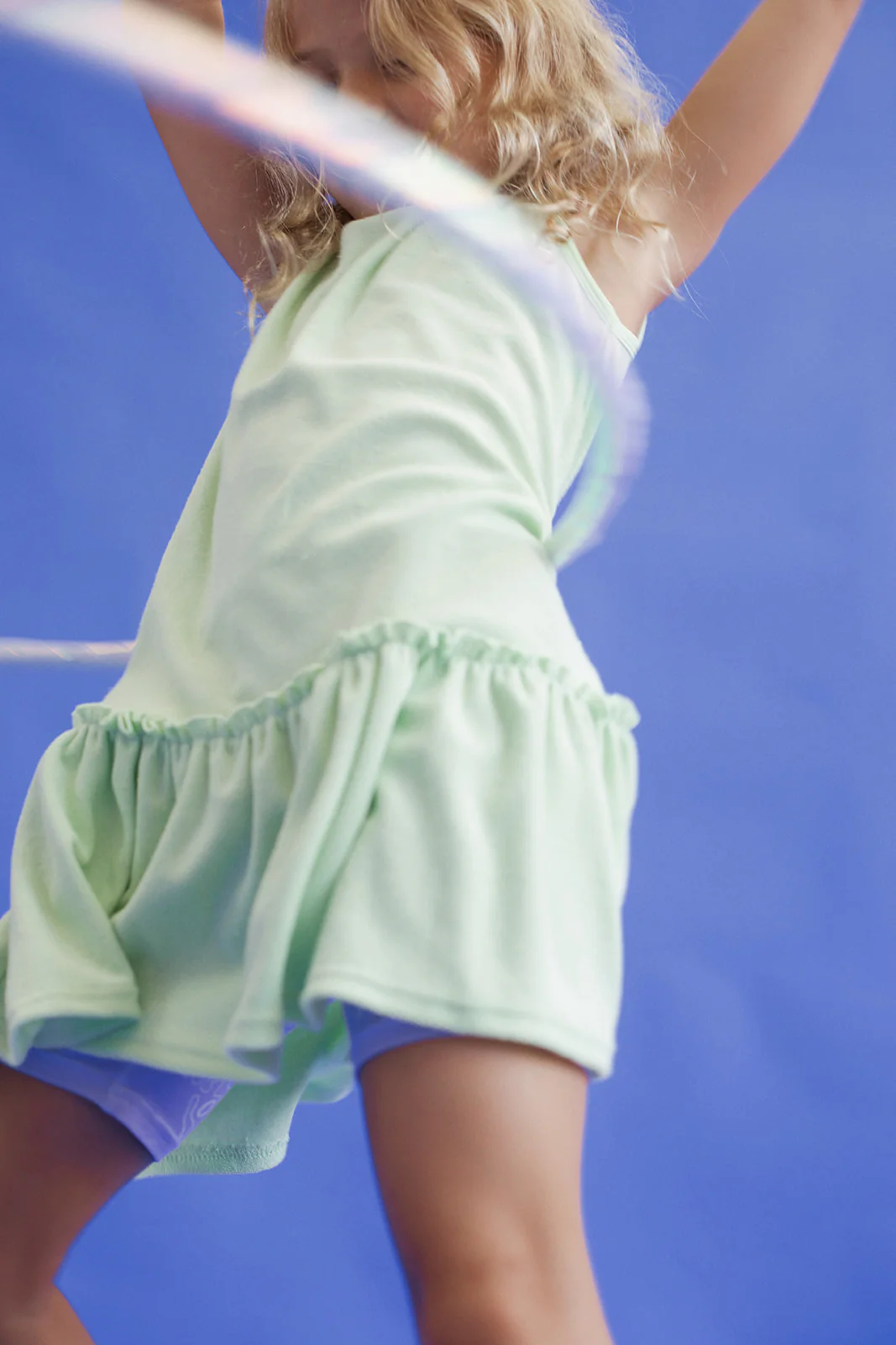 Spin Me Round Terry Dress - Lime - Image 6
