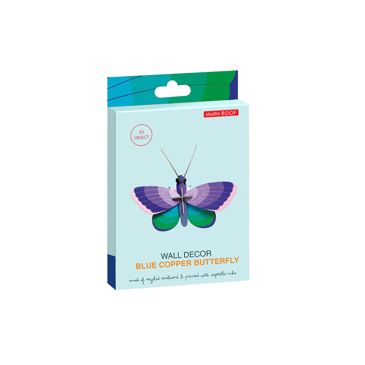 Blue Copper Butterfly Wall Art - Image 4