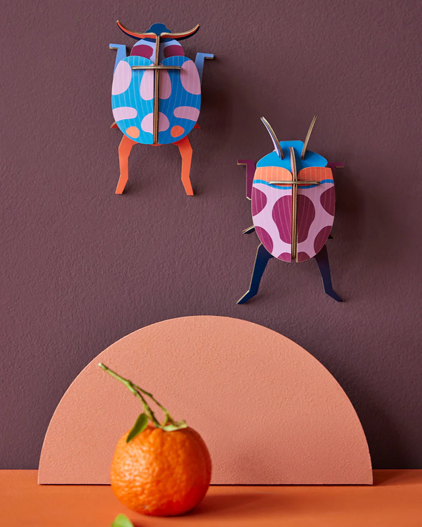 Coccinelle Couple Beetle Wall Art - Image 2