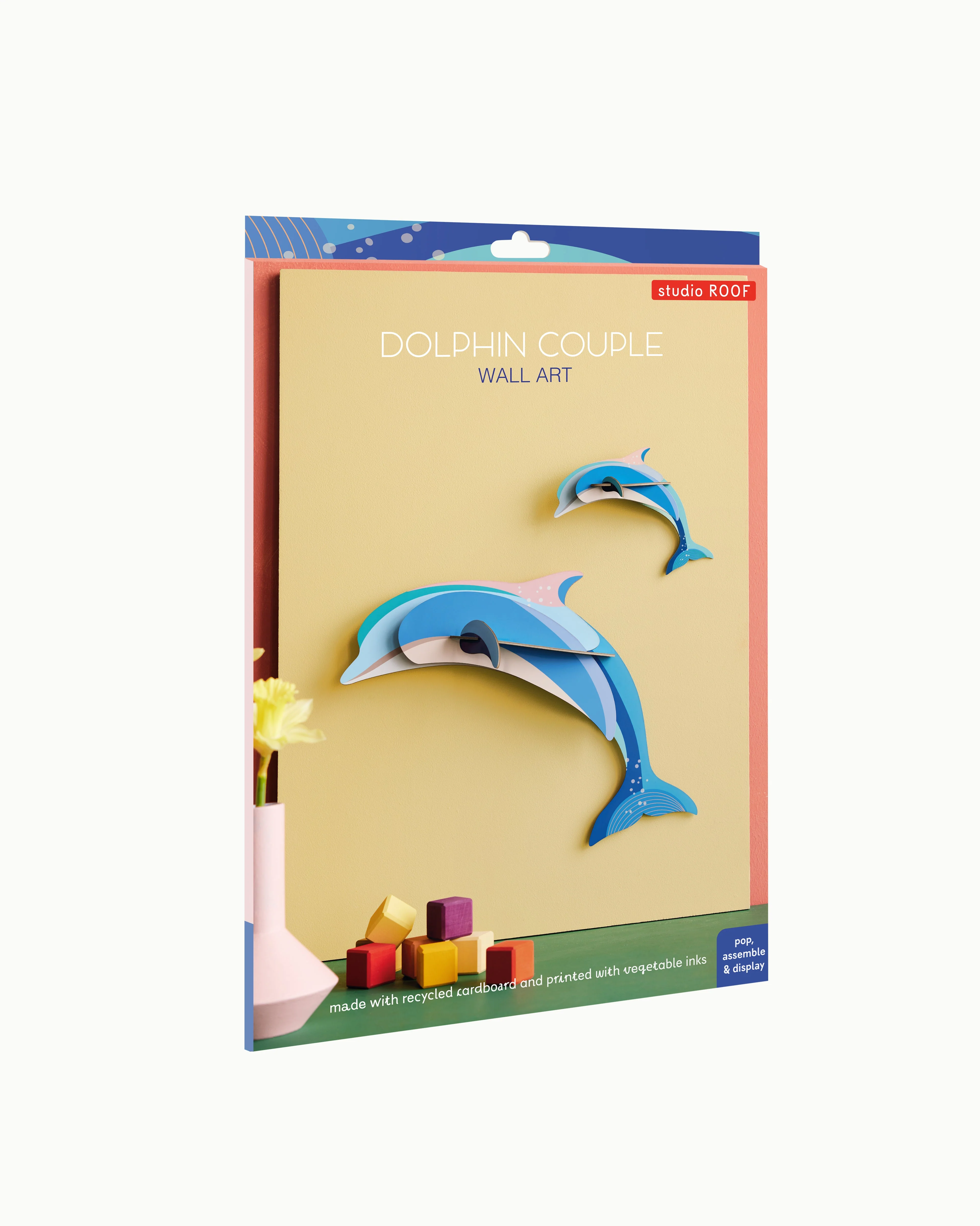 Dolphin Pair Wall Art - Image 3