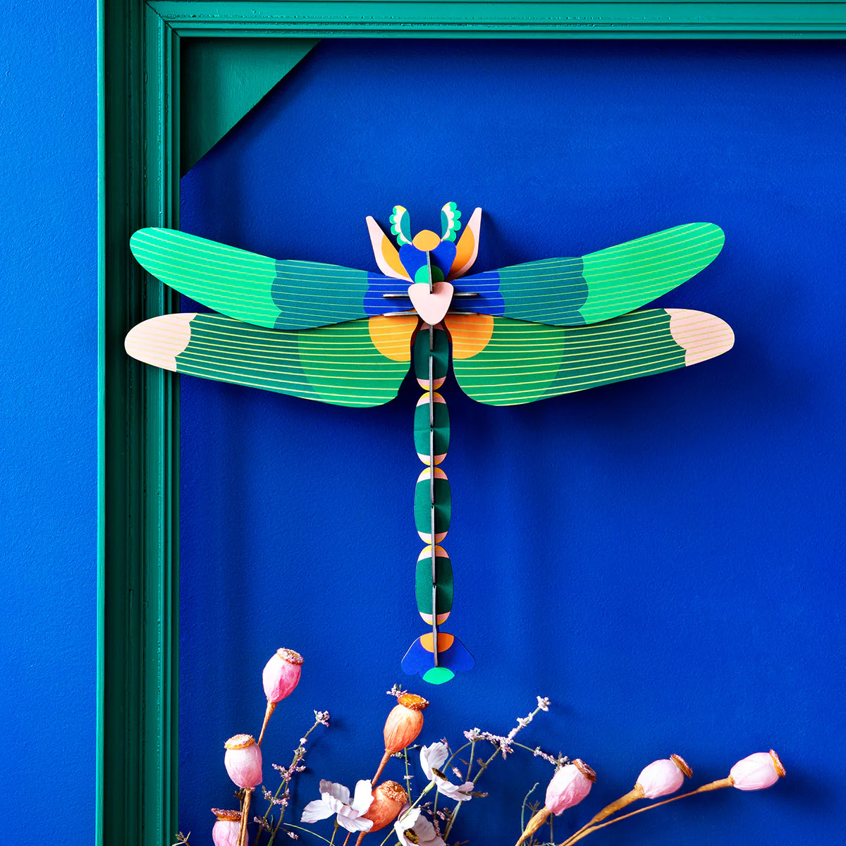 Green Dragonfly Wall Art - Image 3