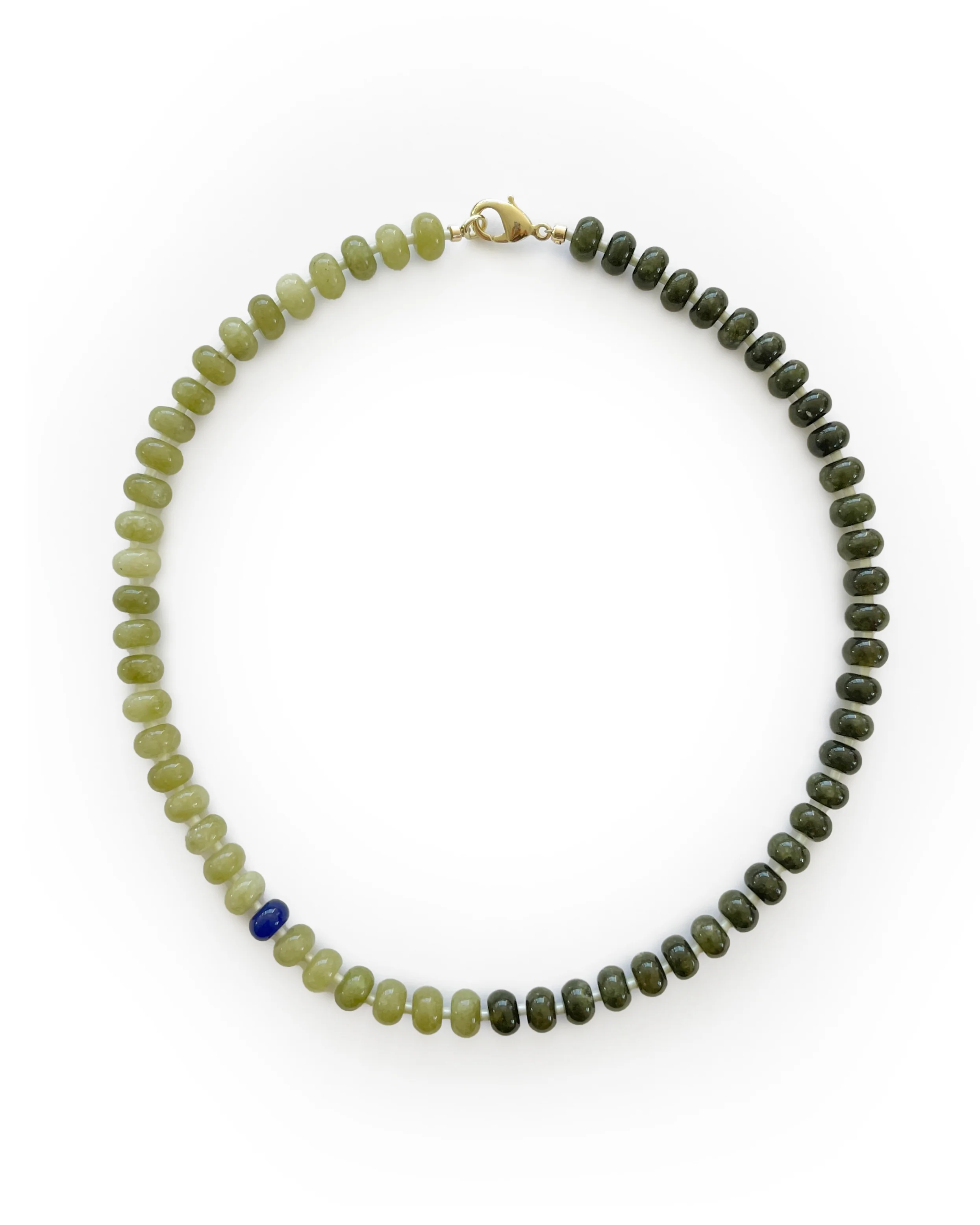 Dirty Martini Gemstone Necklace