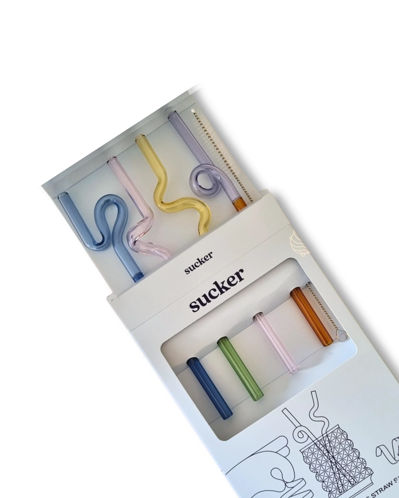 Curly Glass Straws - Image 3
