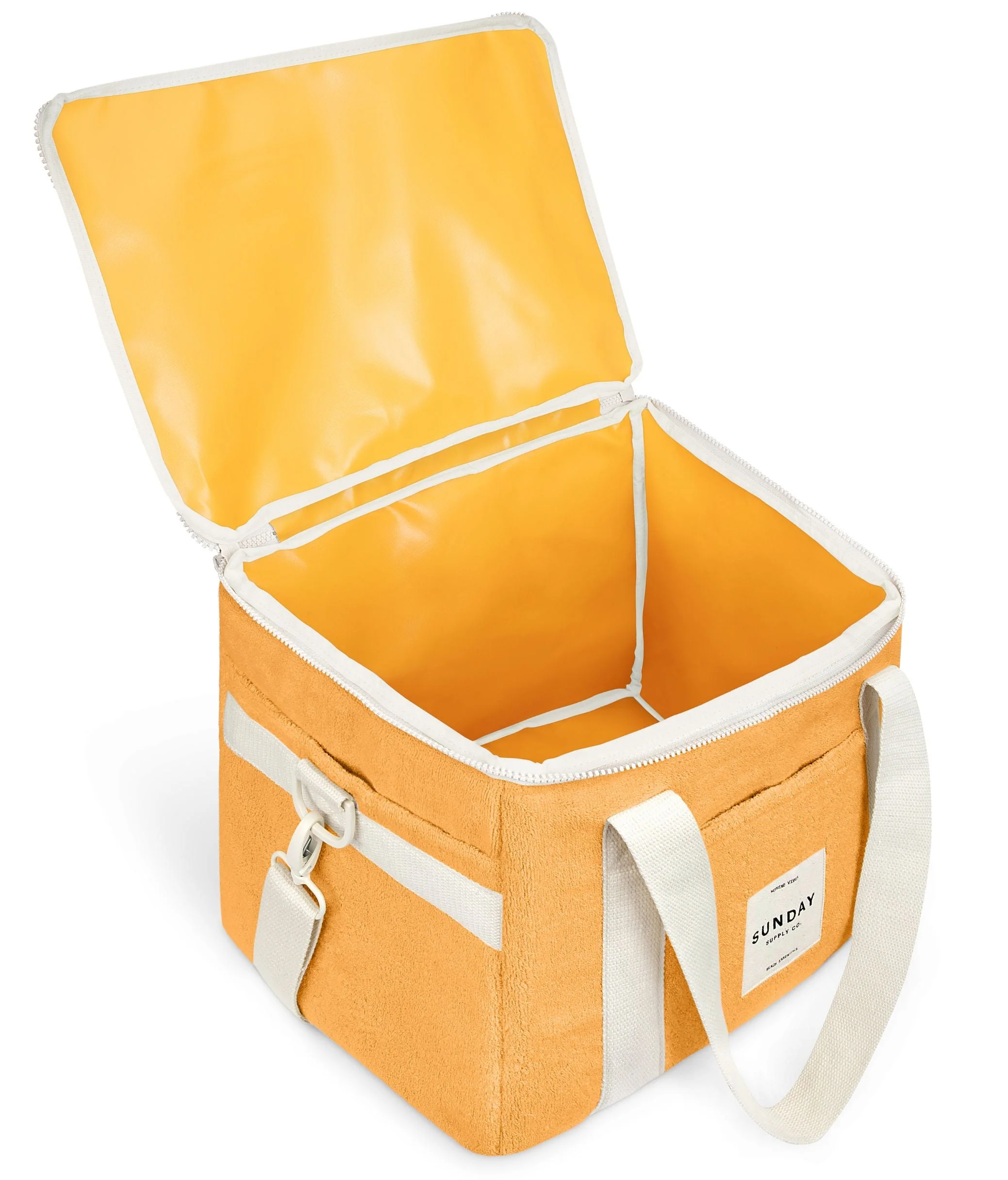 Golden Towelling Cooler Bag - Image 6