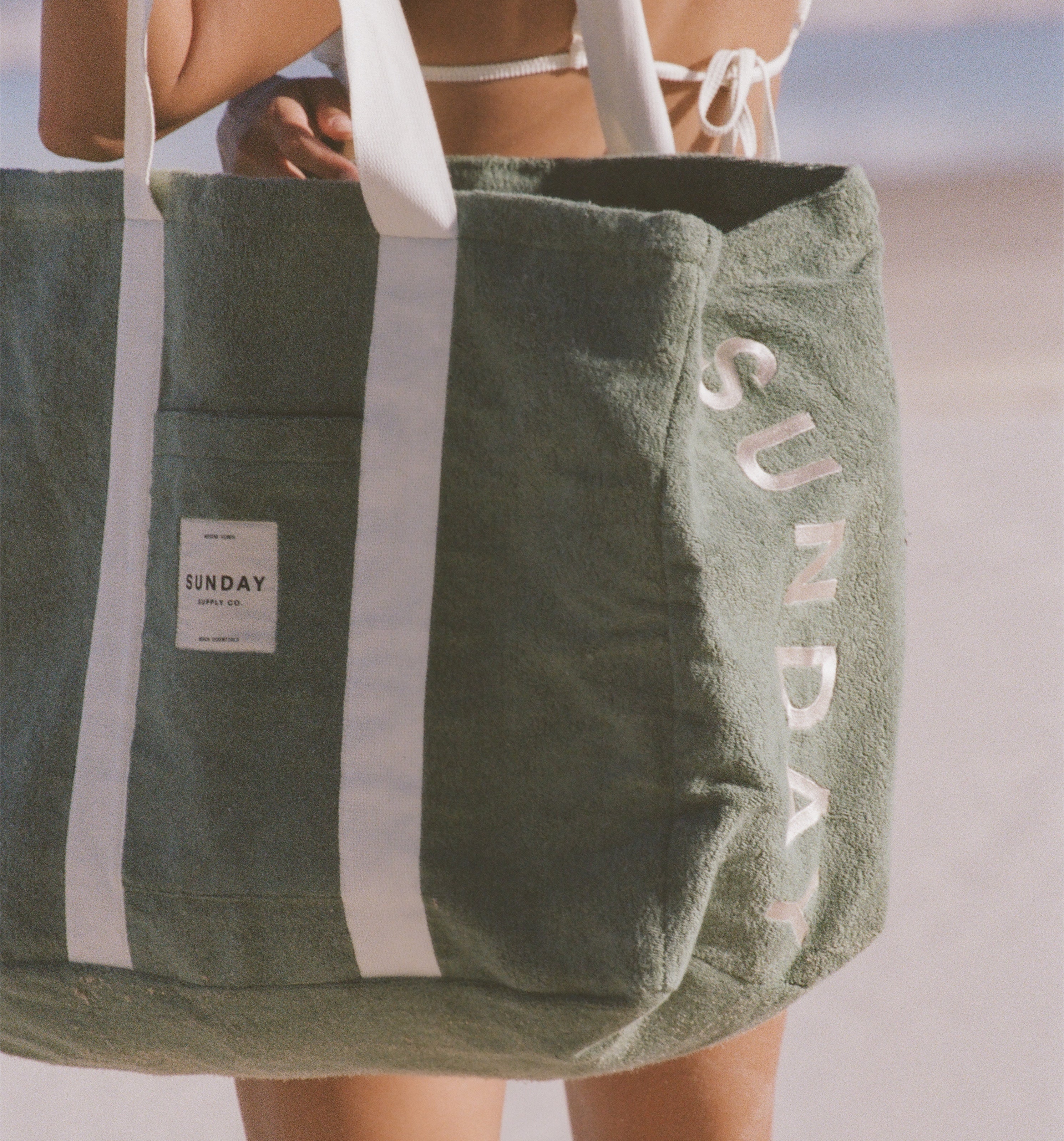 Tallow Towelling Beach Bag - Image 4