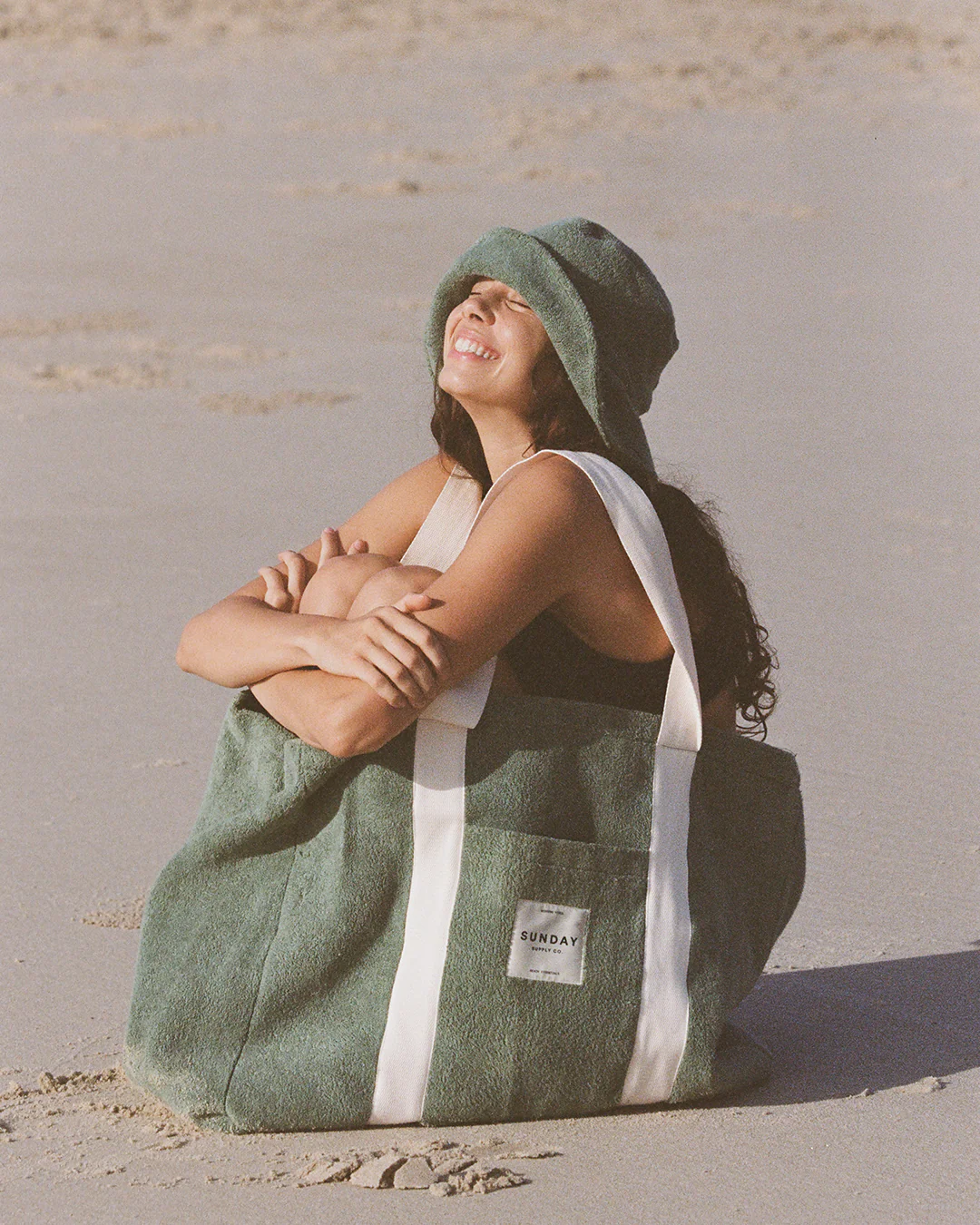Tallow Towelling Beach Bag - Image 5