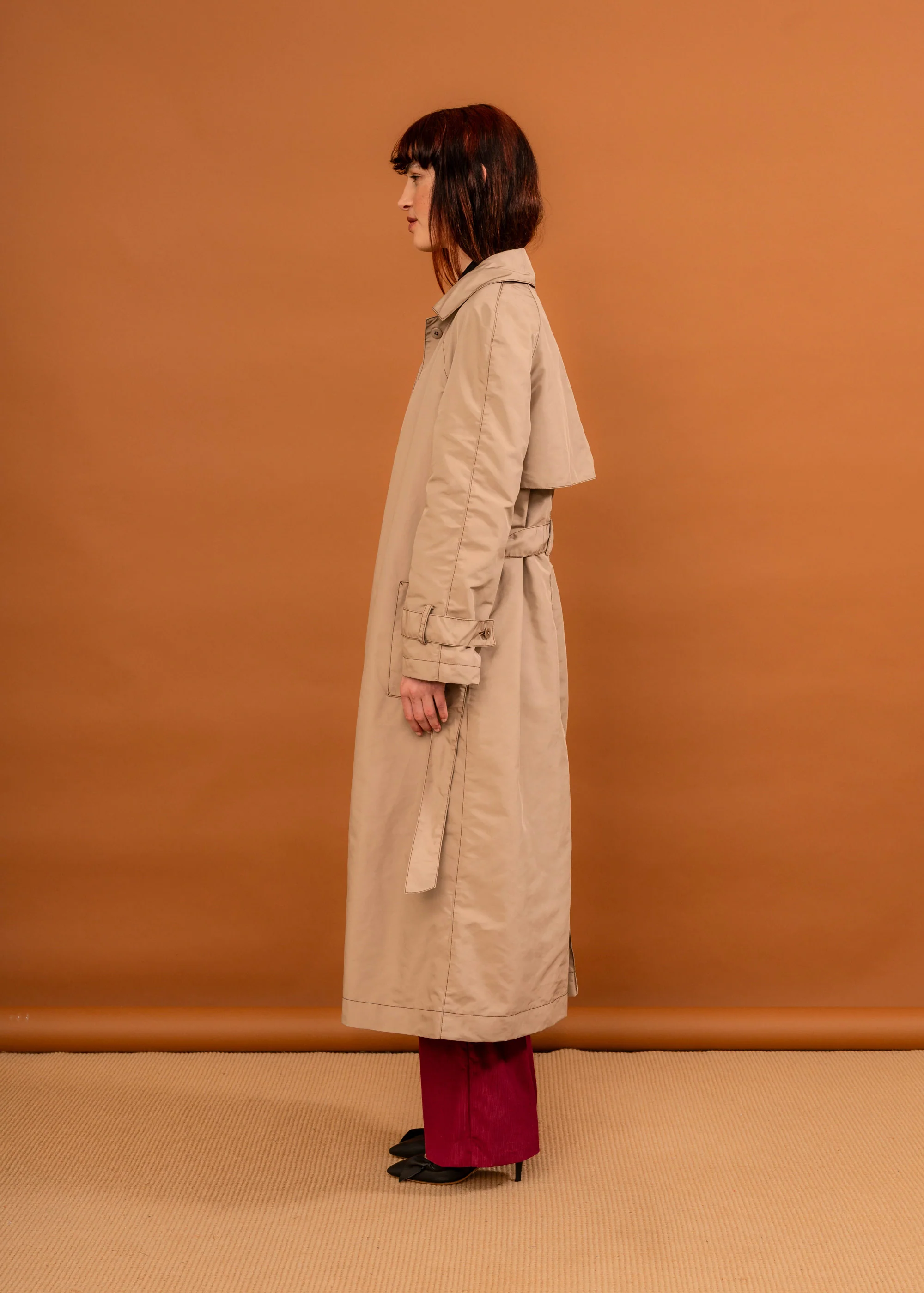 Sunshower Trench Coat - Cappuccino - Image 4
