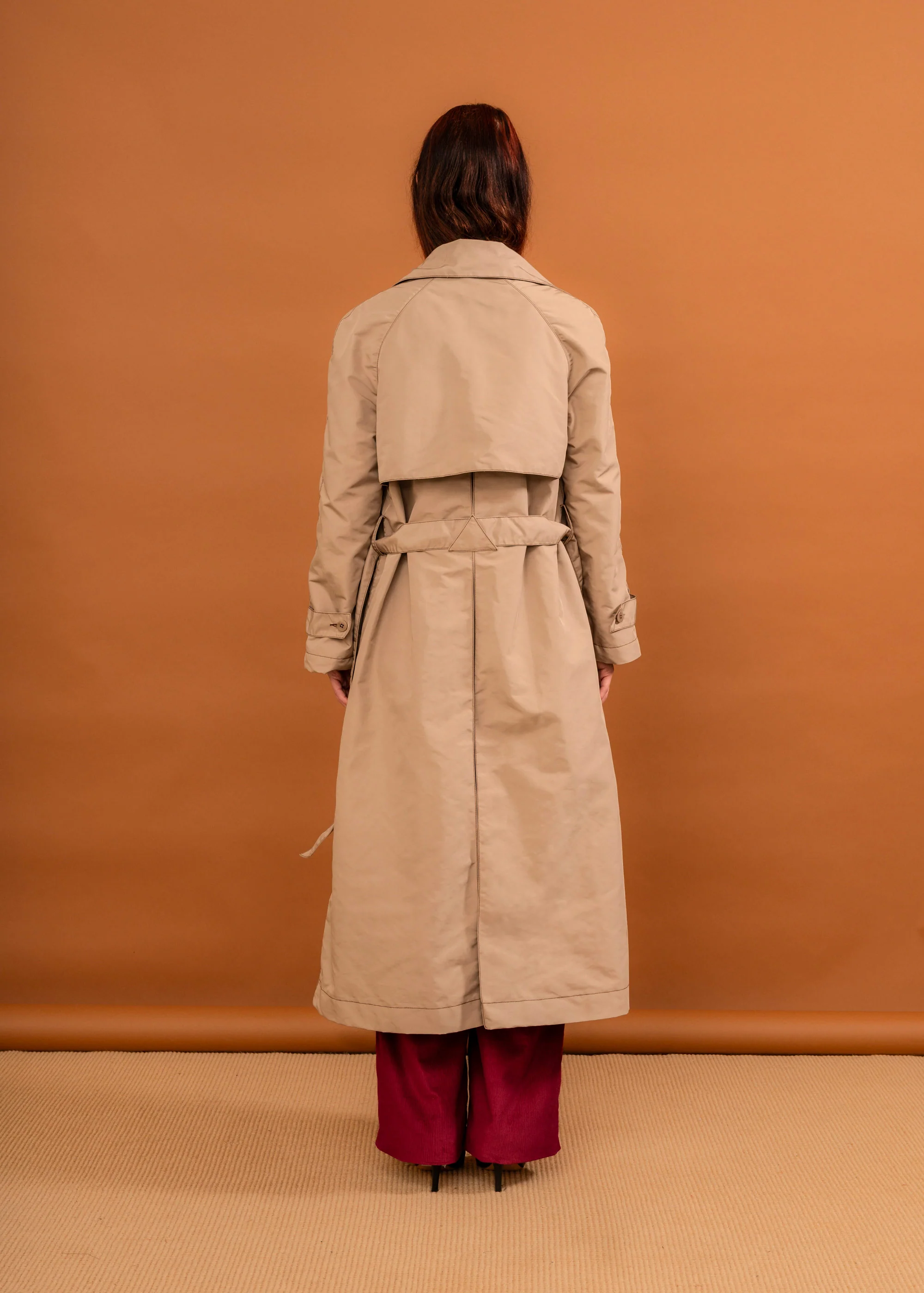 Sunshower Trench Coat - Cappuccino - Image 5