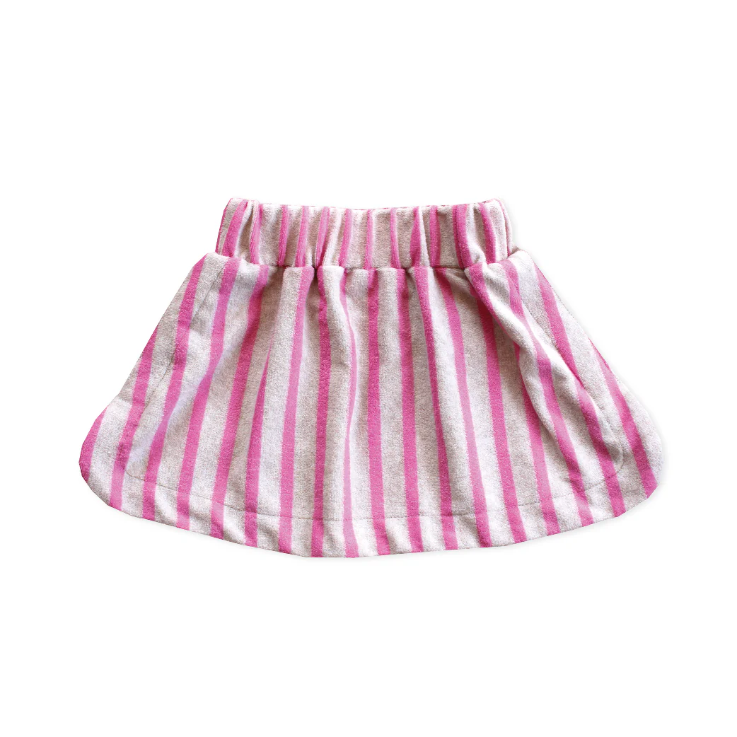 Terry Skirt - Flamingo