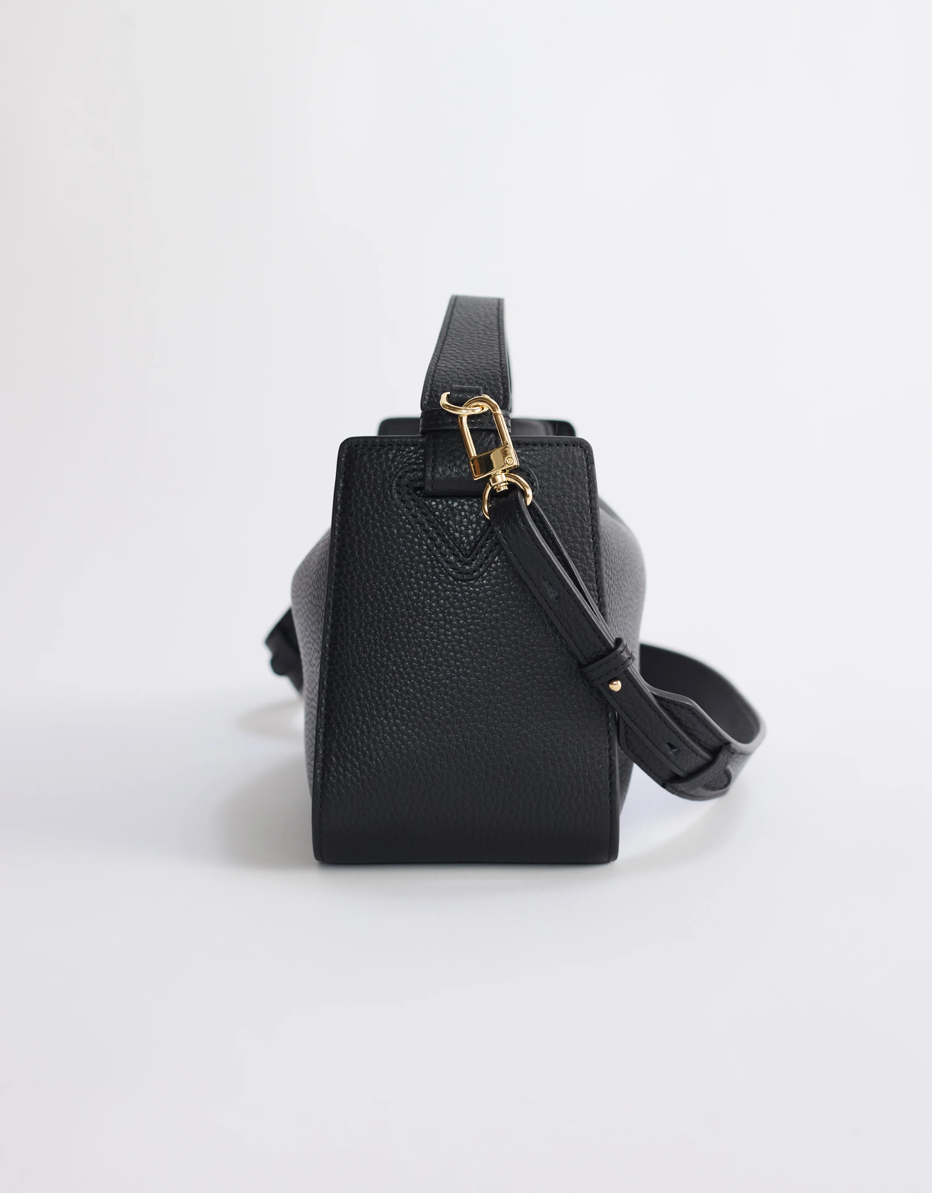 Clementine Bag - Black with Gold - Image 11