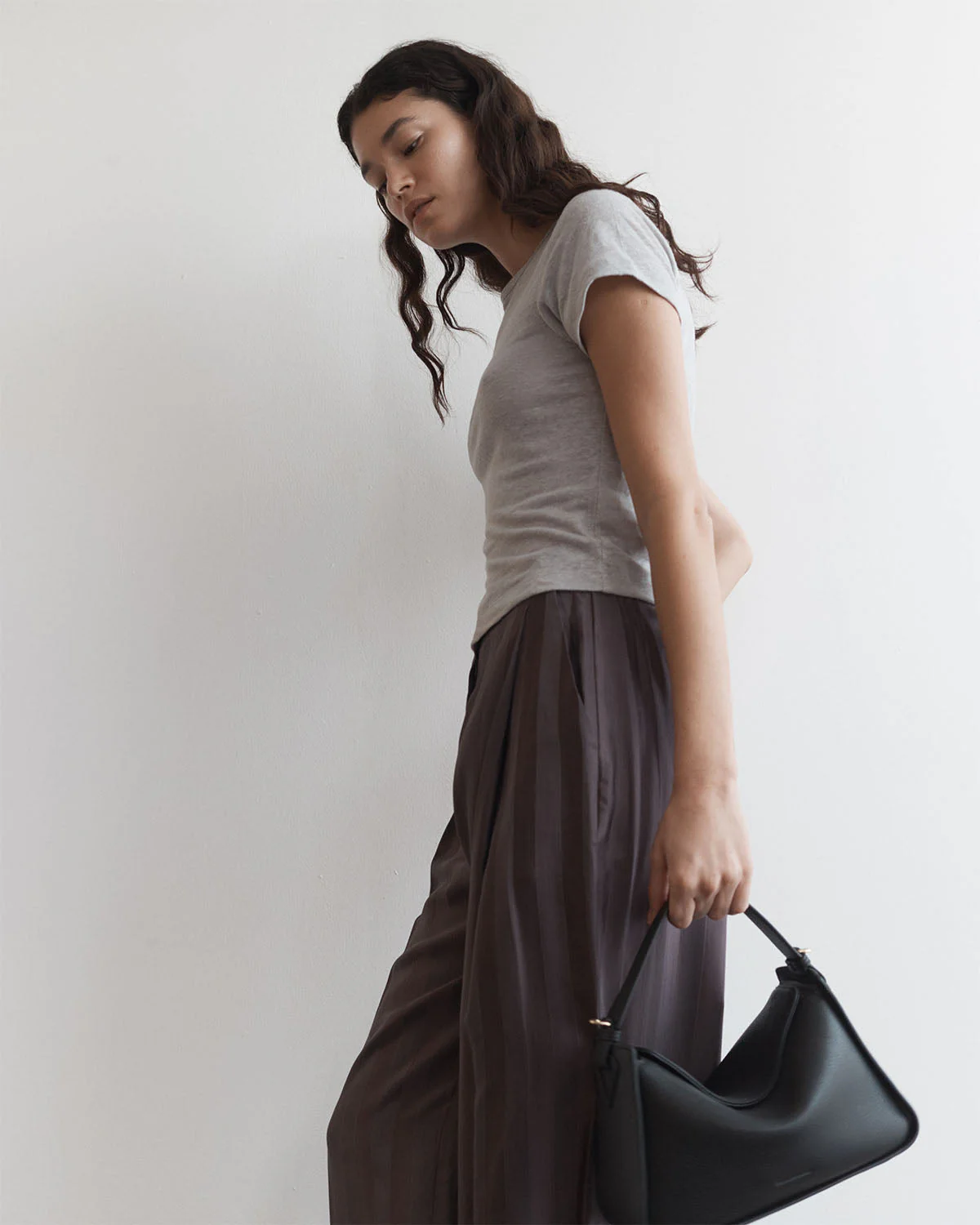 Clementine Bag - Black with Gold - Image 3