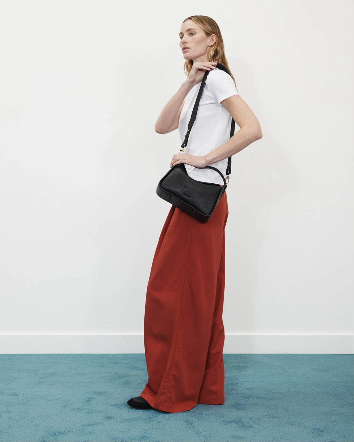 Clementine Bag - Black with Gold - Image 4