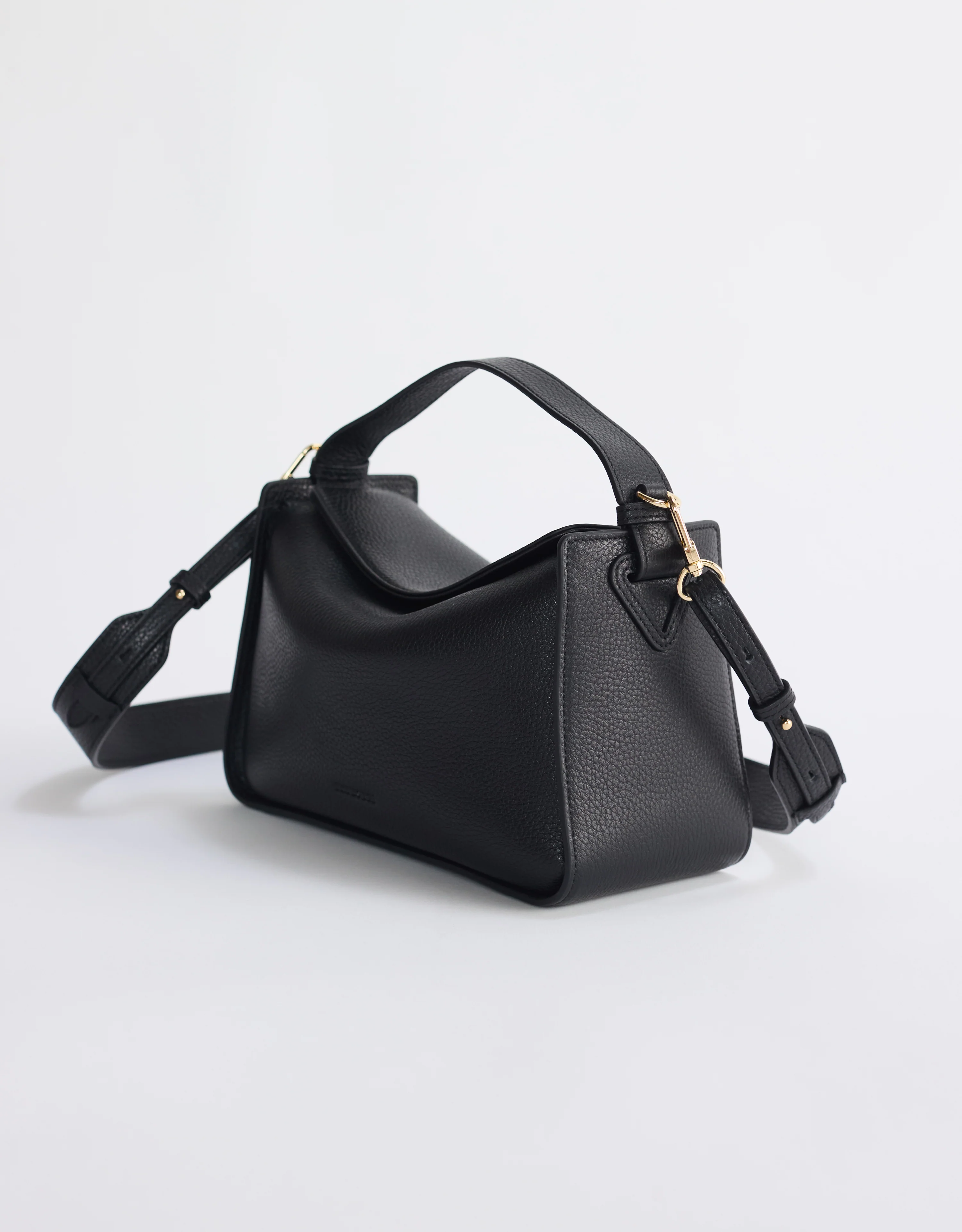 Clementine Bag - Black with Gold - Image 6
