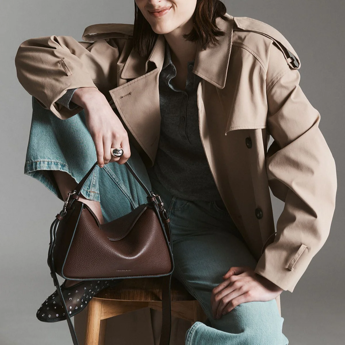 Clementine Bag - Coffee - Image 2