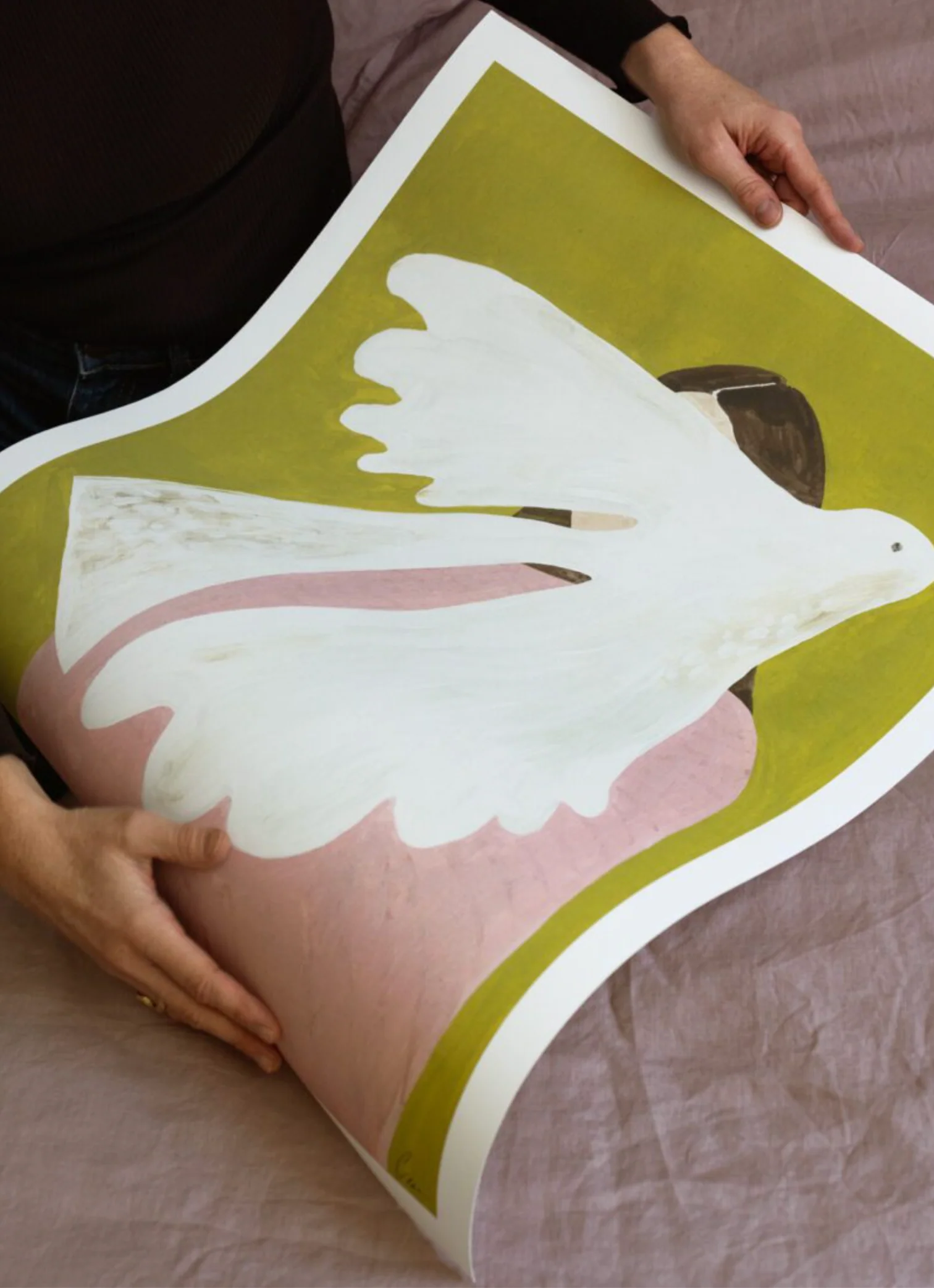 Print - Bird and Woman - Image 2