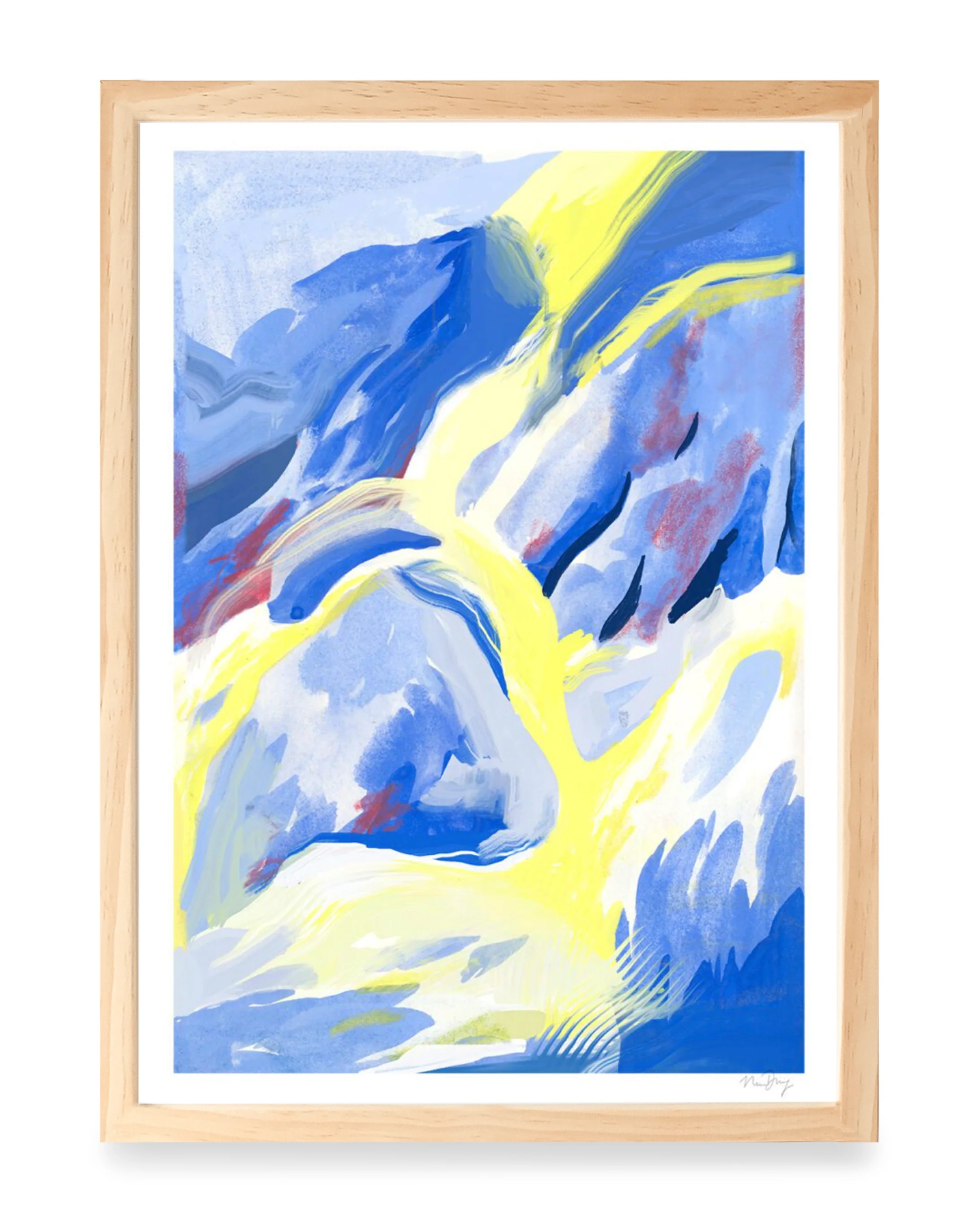 Print - Blue Strokes - Image 5