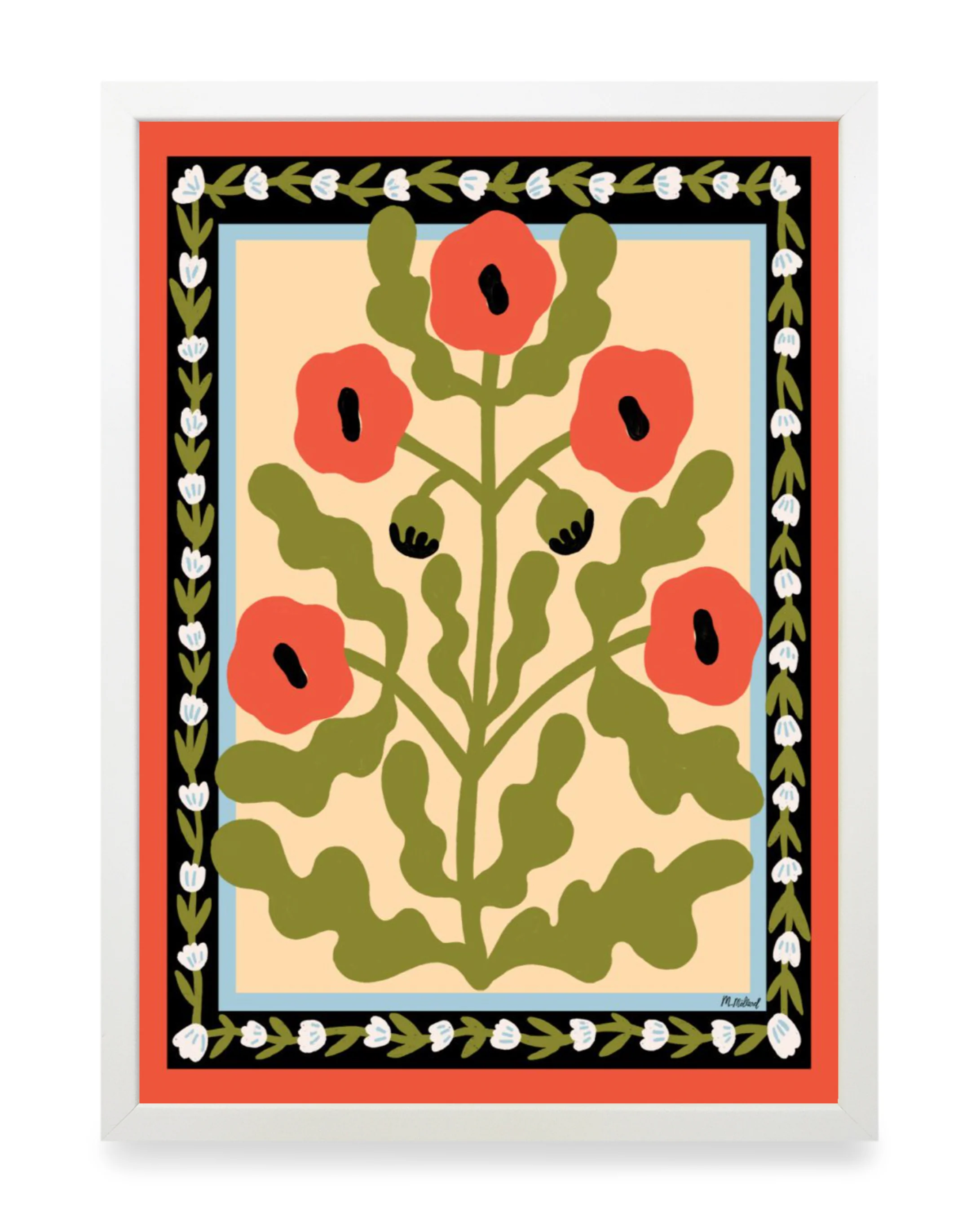 Print - Red Poppies