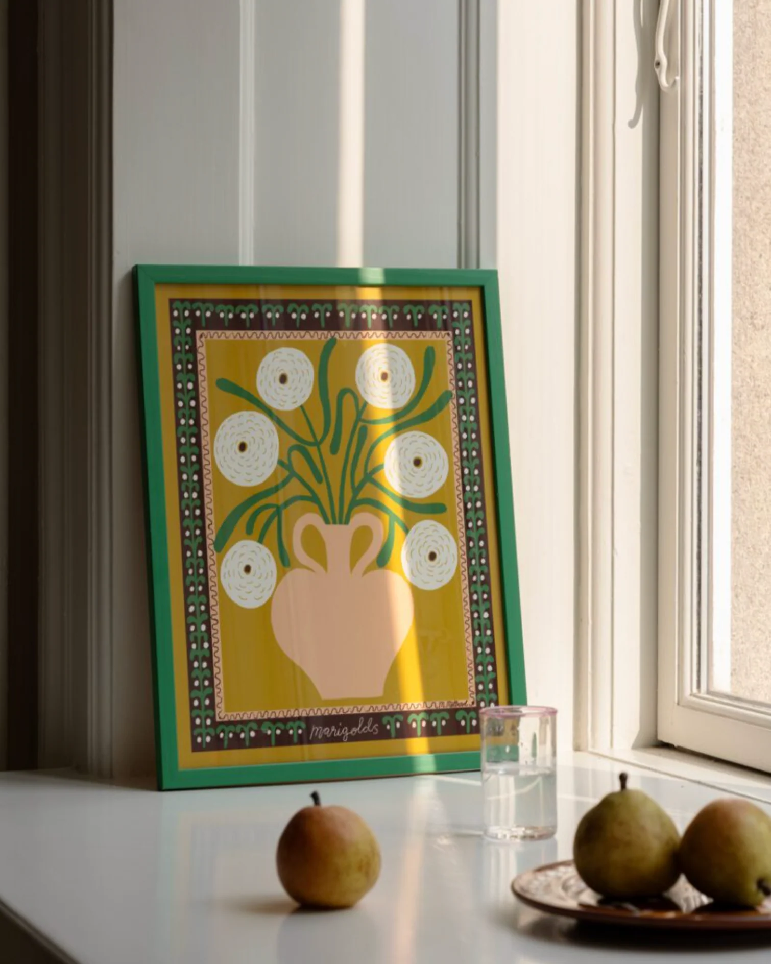 Print - White Marigolds - Image 2