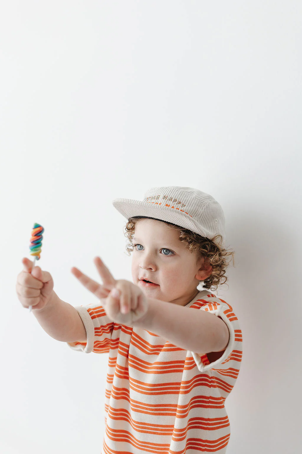 Relaxed Knit Tee - Poppy Stripe - Image 5