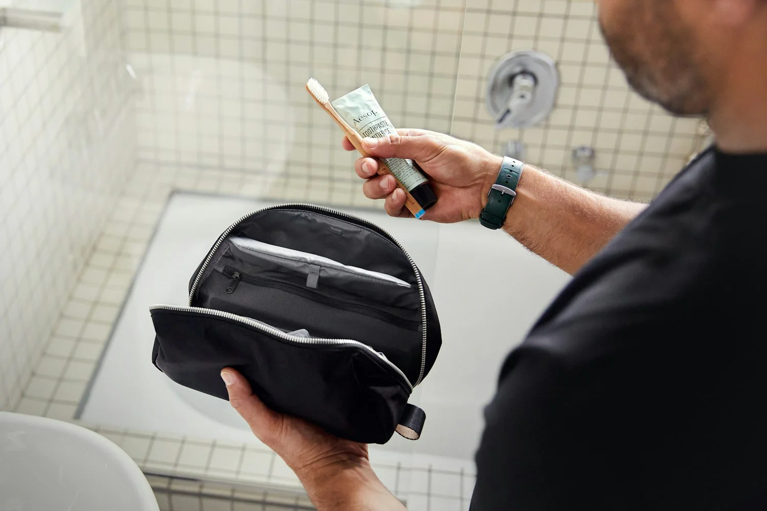 Toiletry Kit Plus - Black - Image 3