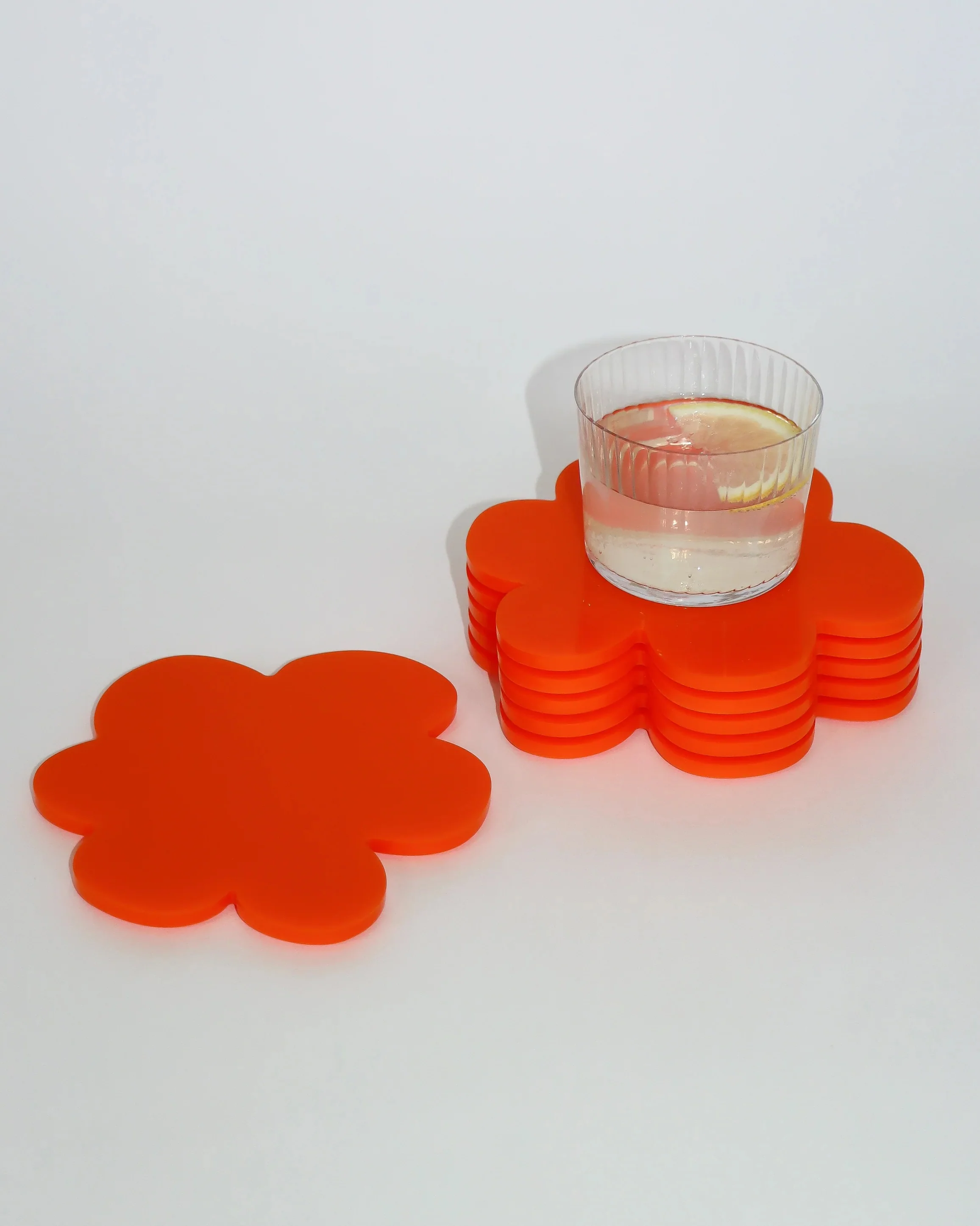 Flower Coaster - Orange - Image 2