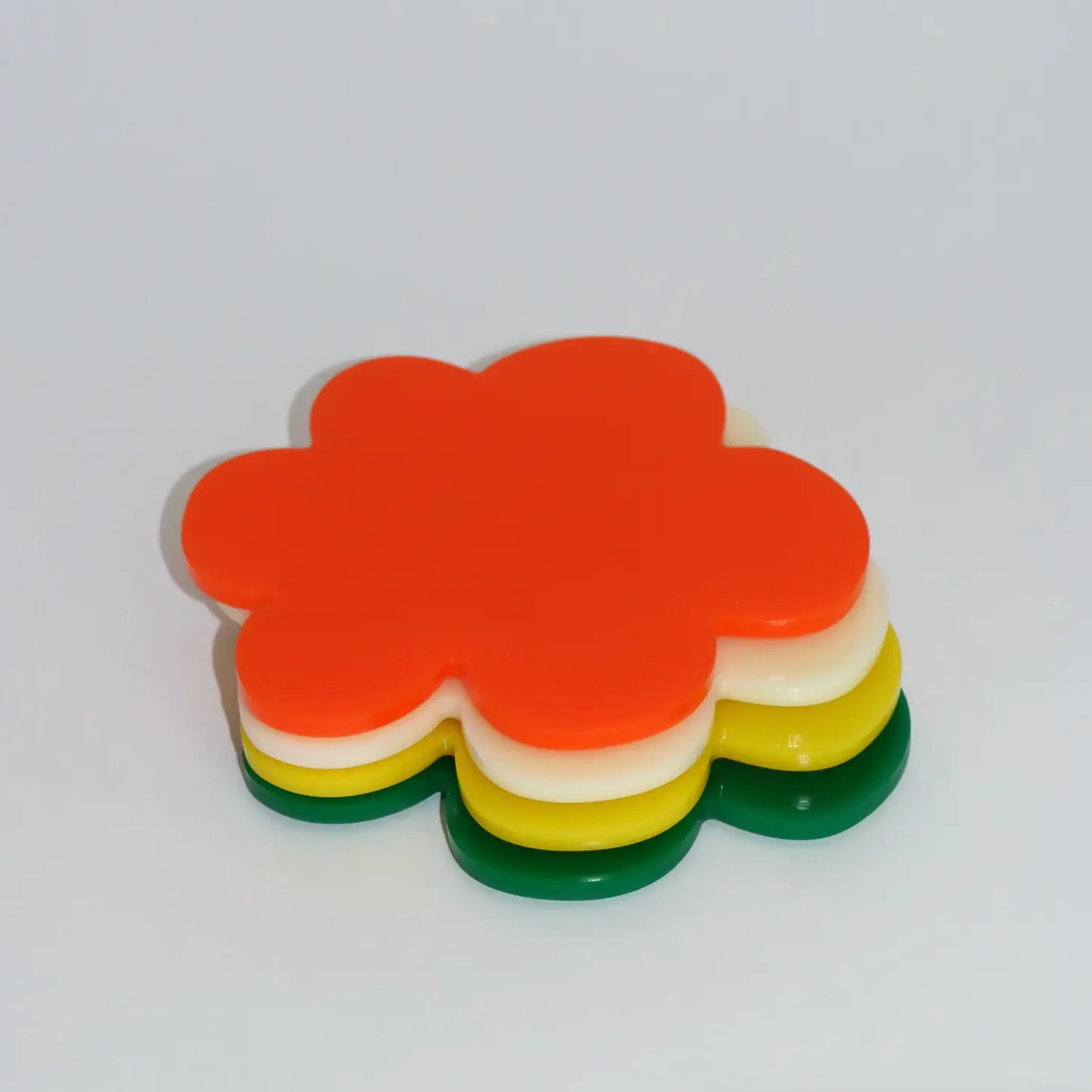 Flower Coaster - Orange - Image 4